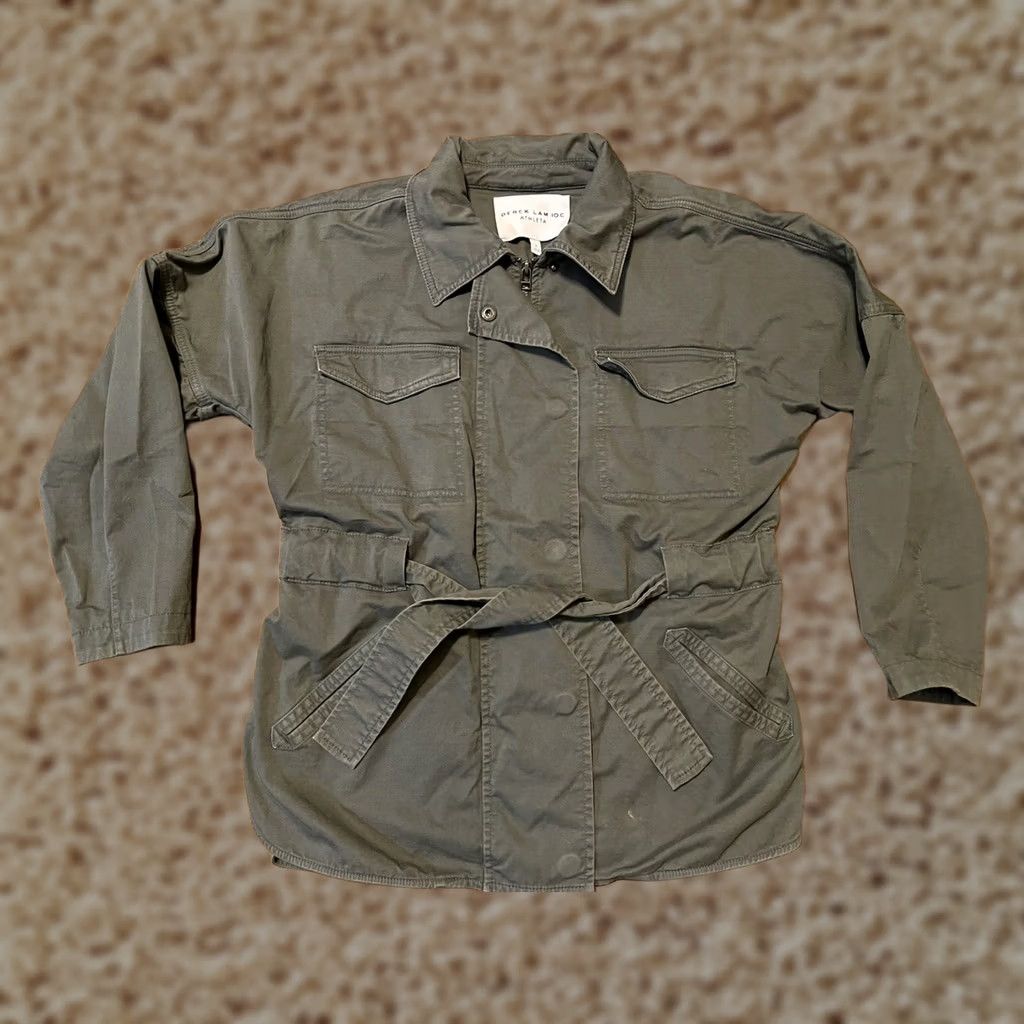 Athleta Athleta Green Military Field Utility Jacket - Women's S Size S / US 4 / IT 40 - 1 Thumbnail