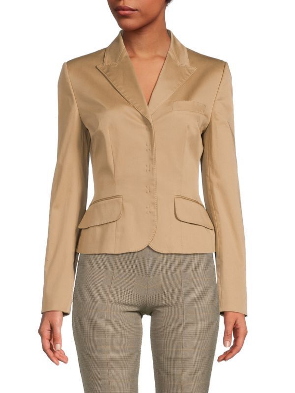 Dolce & Gabbana o1y0825 Blazer in Beige Size XS / US 0-2 / IT 36-38 - 2 Thumbnail