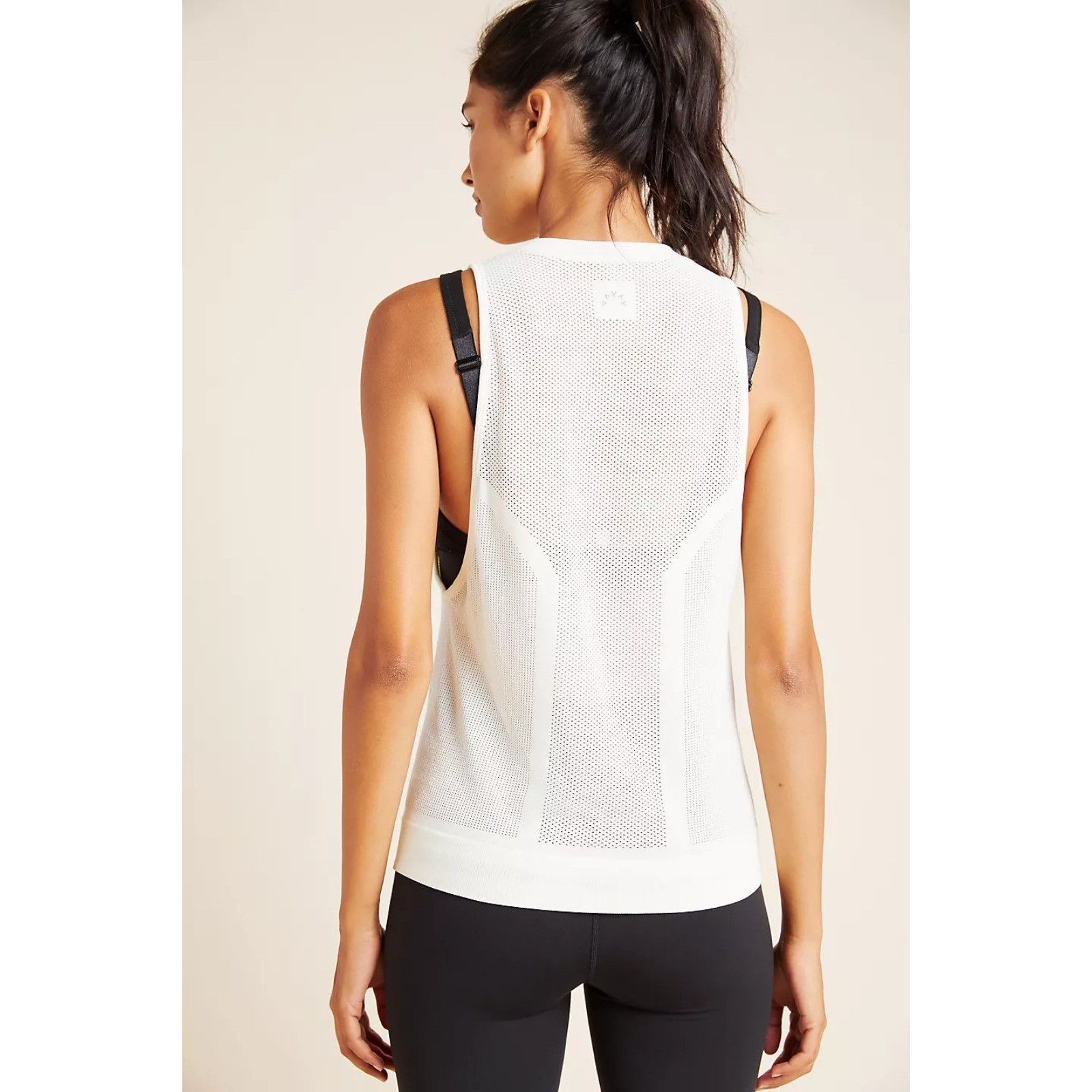 Varley Varley Ogden Mesh Laser Cut Activewear Tank Top sz S Size S / US 4 / IT 40 - 11 Thumbnail