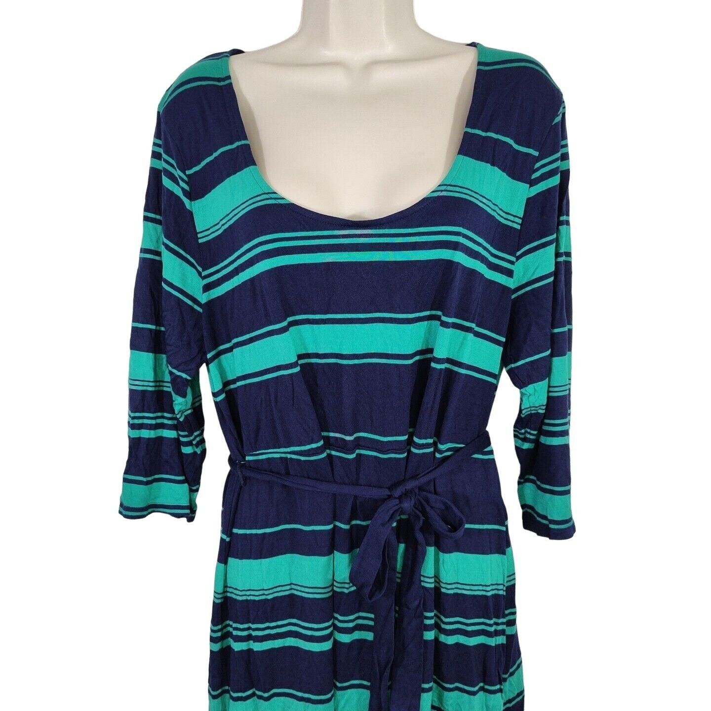 Old Navy Old Navy Shift Knit Dress Scoop Neck Women Size XL Blue Size XL / US 12-14 / IT 48-50 - 2 Thumbnail