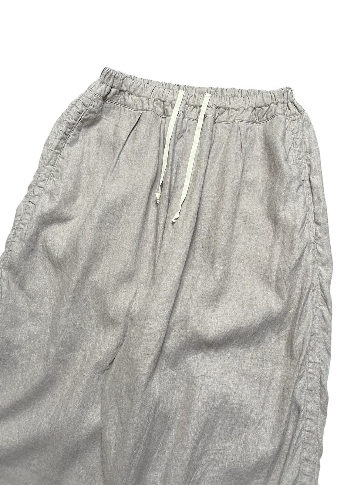 Kapital Kapital Linen 3/4 Wide Leg Pants Size US 28 / EU 44 - 4 Thumbnail