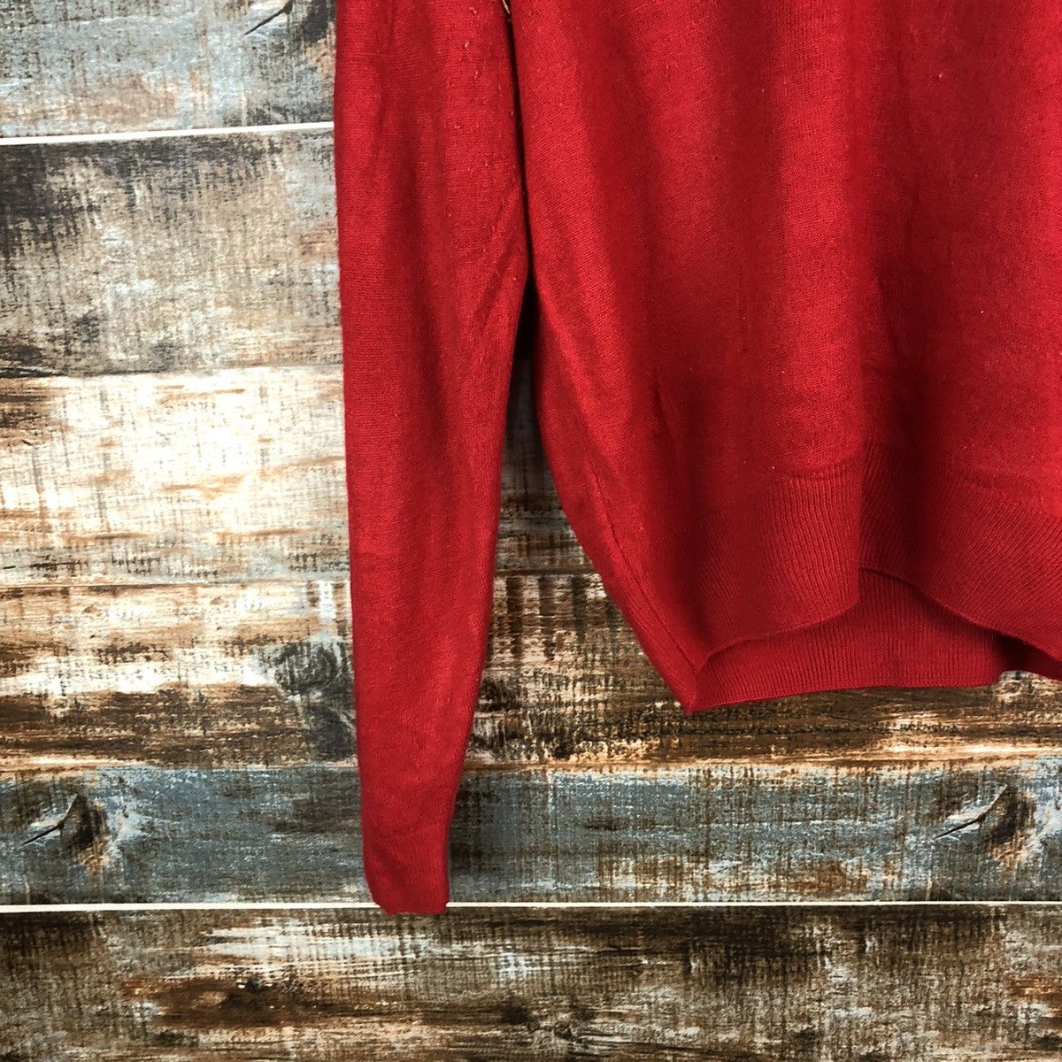 Homespun Knitwear × Japanese Brand Narcissus Red vintage knitwear #A1748 Size M / US 6-8 / IT 42-44 - 7 Thumbnail
