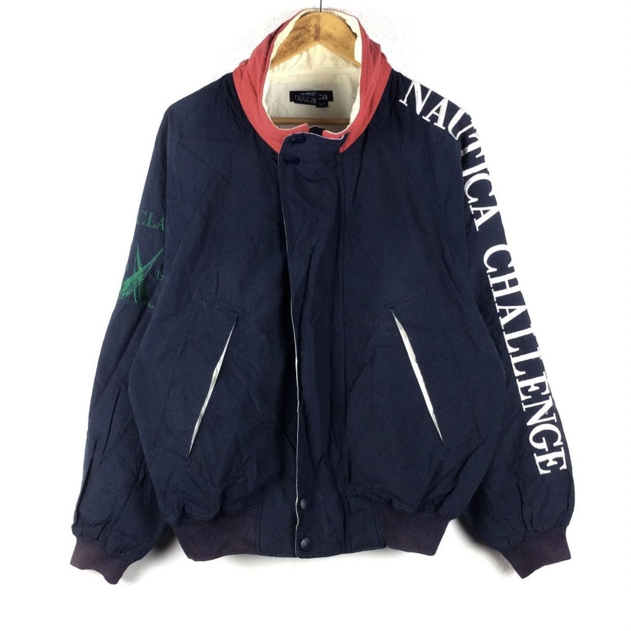 Nautica × Vintage Vintage 90s Nautica Sailing Gear Jacket Size US L / EU 52-54 / 3 - 1 Thumbnail