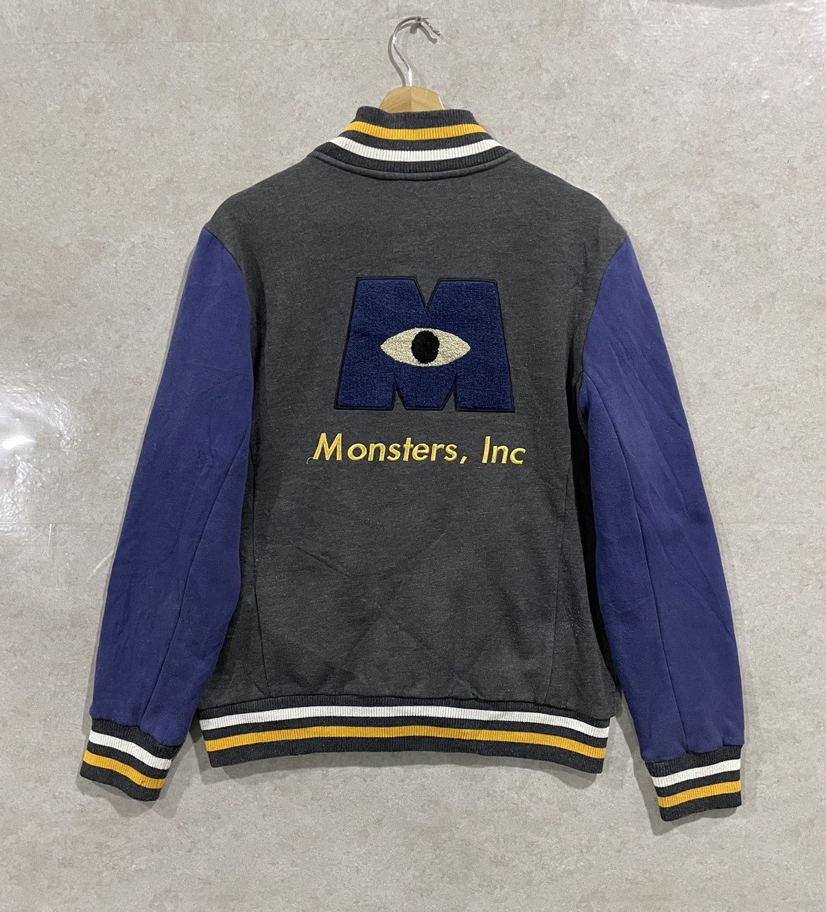 Disney × Vintage Vintage Monsters Inc Varsity Jacket Size US L / EU 52-54 / 3 - 4 Thumbnail