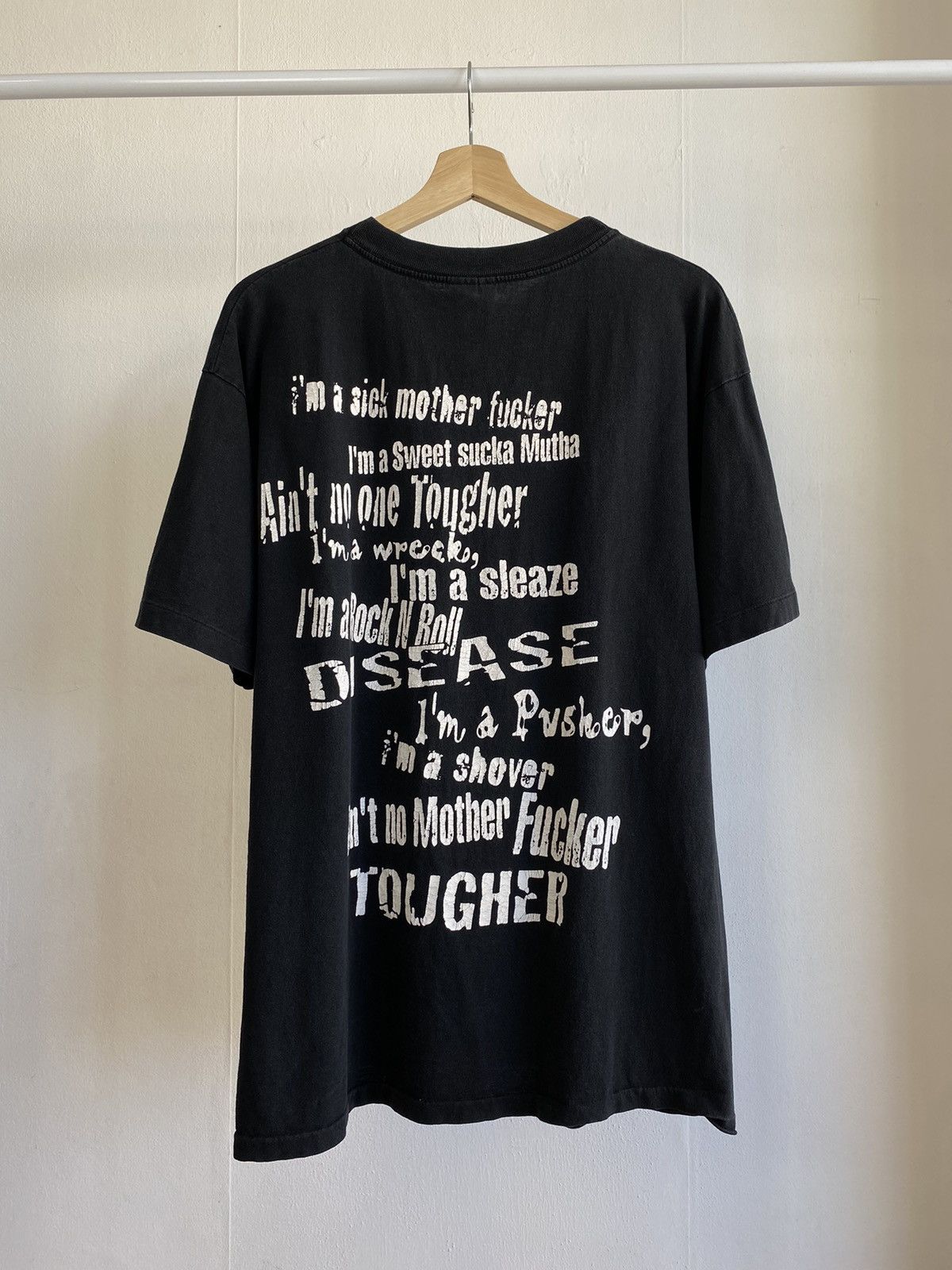 Band Tees × Vintage Vintage 90s Motley Crüe Find Myself band tee Size US XL / EU 56 / 4 - 2 Thumbnail