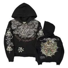 Japanese Brand Kanako x Ezawa Vintage Gothic Hip Hop Loose Hoodie Size US L / EU 52-54 / 3 - 1 Thumbnail