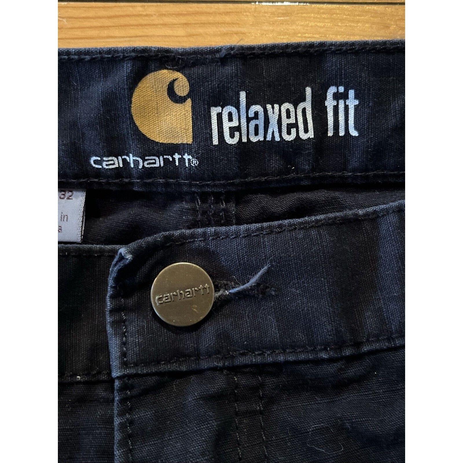 Carhartt Carhartt Men’s 38x31 Duck Canvas Double Knee Pants Black EUC Size US 38 / EU 54 - 13 Thumbnail