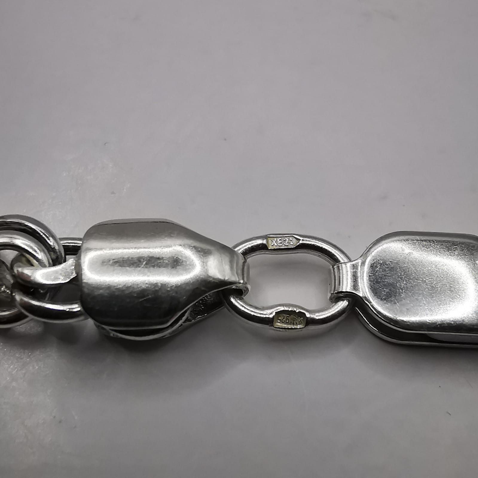 Sterling Silver Vintage Jewelry Chain,925 Sterling Silver,Signed 48,28g Size ONE SIZE - 9 Thumbnail
