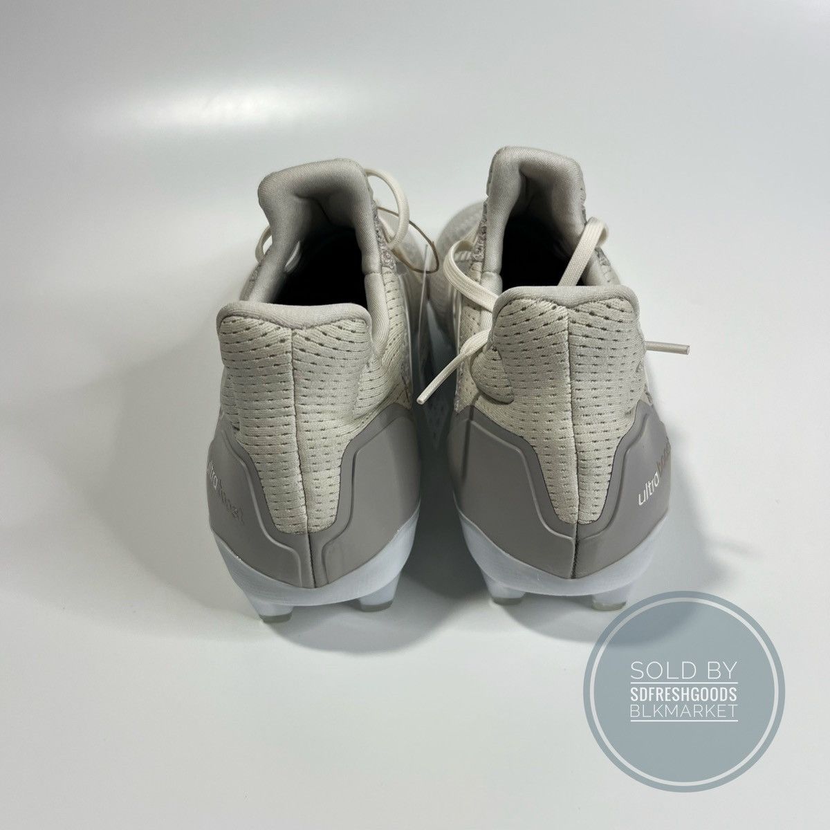 Adidas Adidas UltraBoost Footballs Cleats Talc Grey White Granite Size US 9.5 / EU 42-43 - 3 Thumbnail
