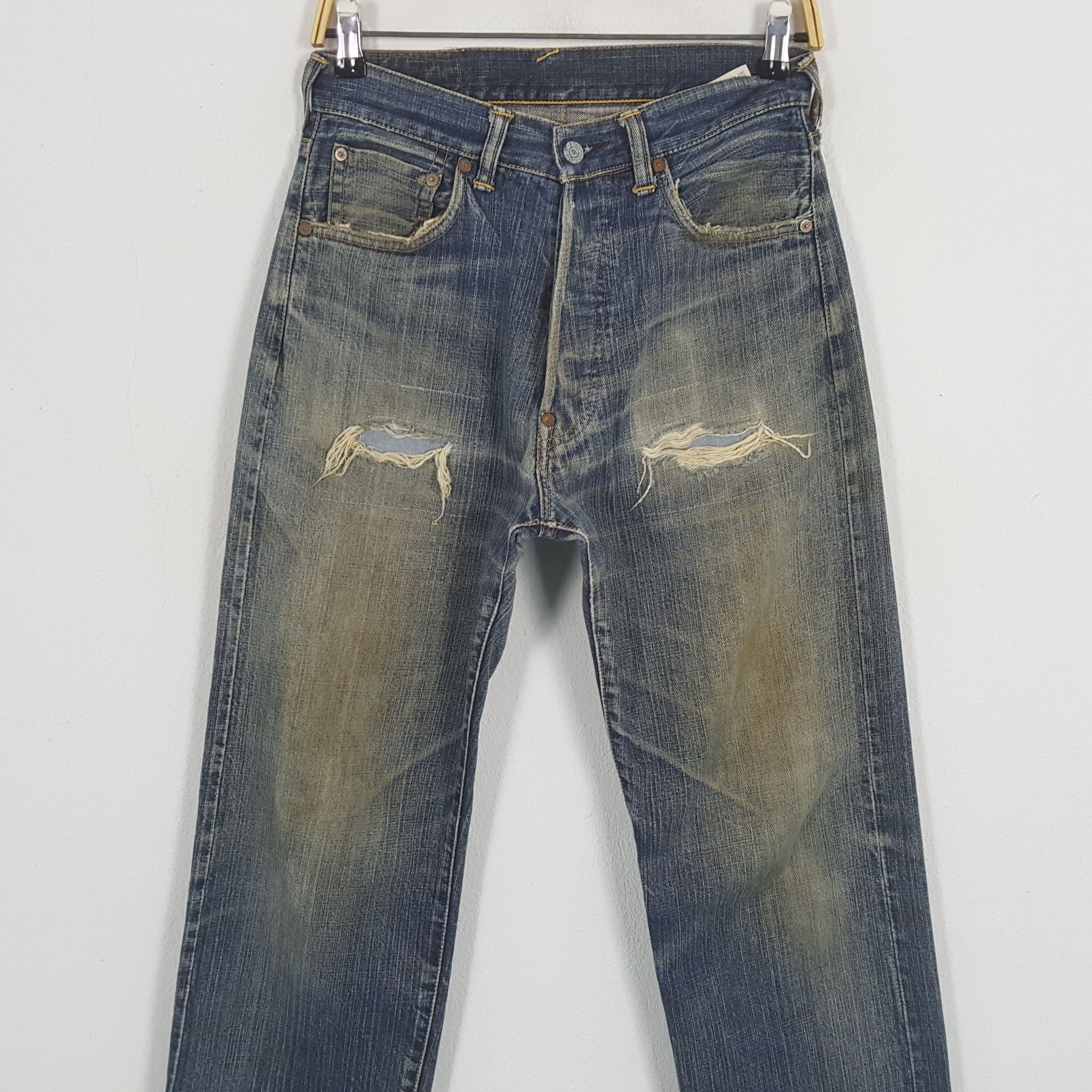 Evisu × Japanese Brand Vintage EVISU x McDonald Daicock Custom Distressed Jeans Size US 28 / EU 44 - 5 Thumbnail