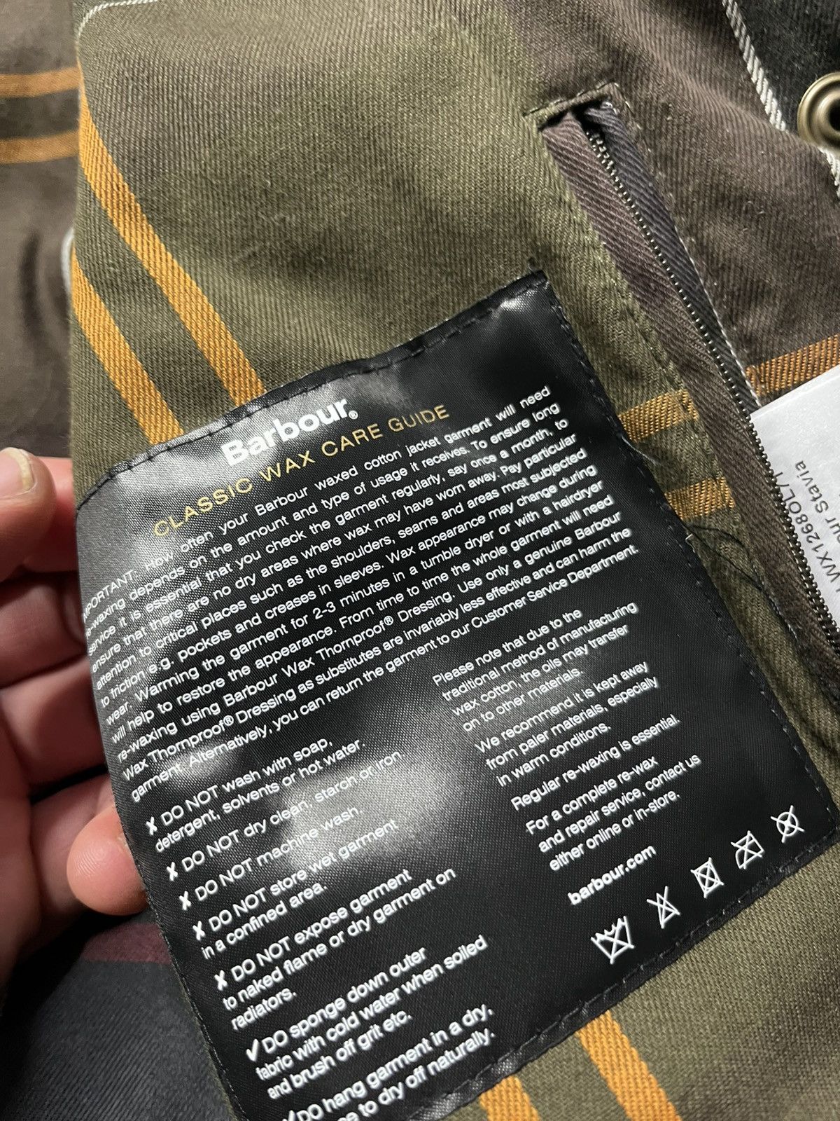 Barbour Barbour Stavia Wax Jacket Size S / US 4 / IT 40 - 12 Thumbnail
