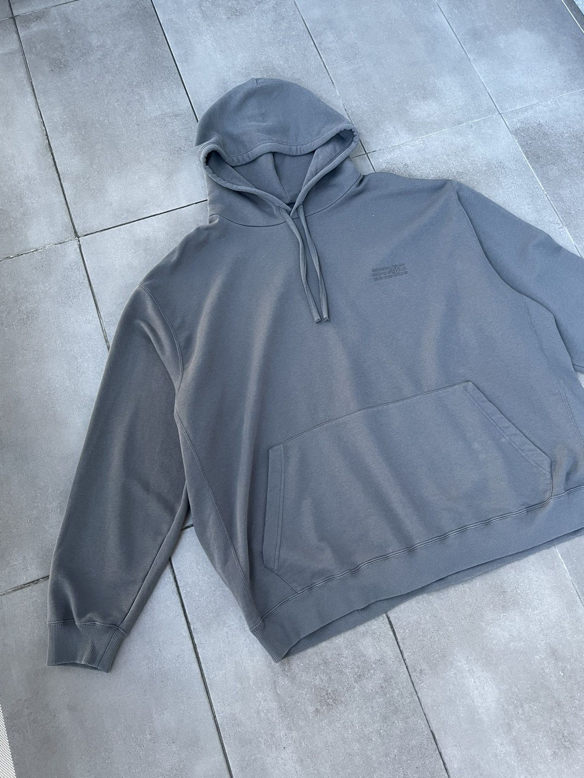 Maison Margiela !DS! SS23 Maison Margiela Logo Gray Oversized Hoodie Size XL / US 12-14 / IT 48-50 - 10 Thumbnail