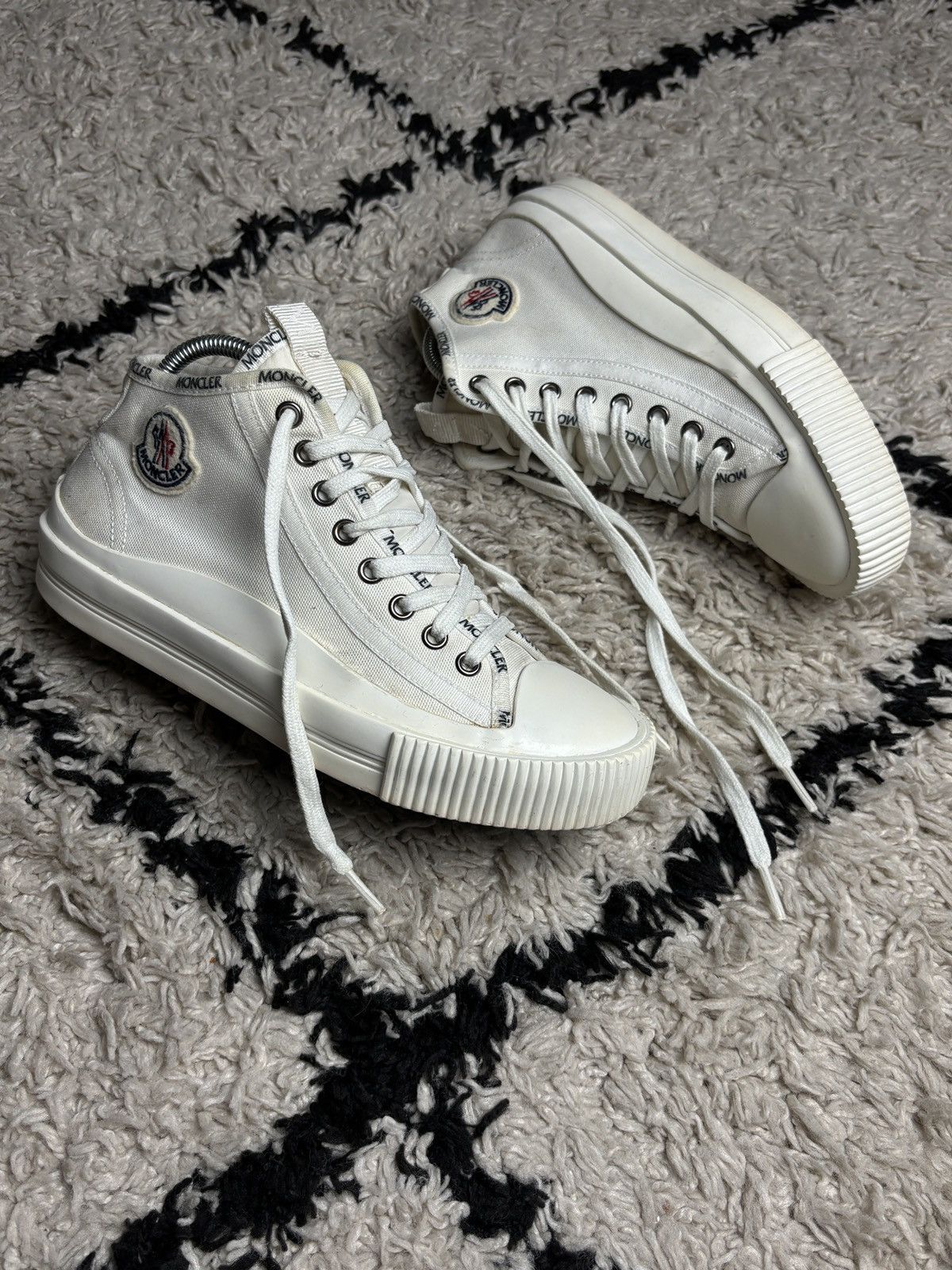 Moncler Moncler Lissex High Top Sneakers Shoes Vintage Size US 7 / IT 37 - 1 Thumbnail