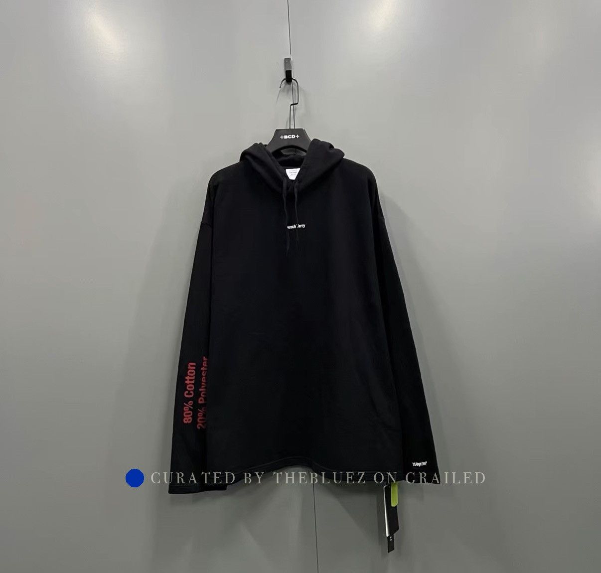 トップス vetements Back to the future VTMNTS × Vetements VTMNTS Back to The Future Graphic Print Hoodie
