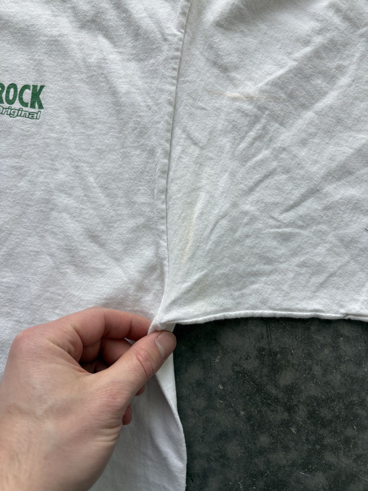 Vintage Vintage 90s Rolling Rock Beer Graphic Tee Size US XL / EU 56 / 4 - 8 Thumbnail