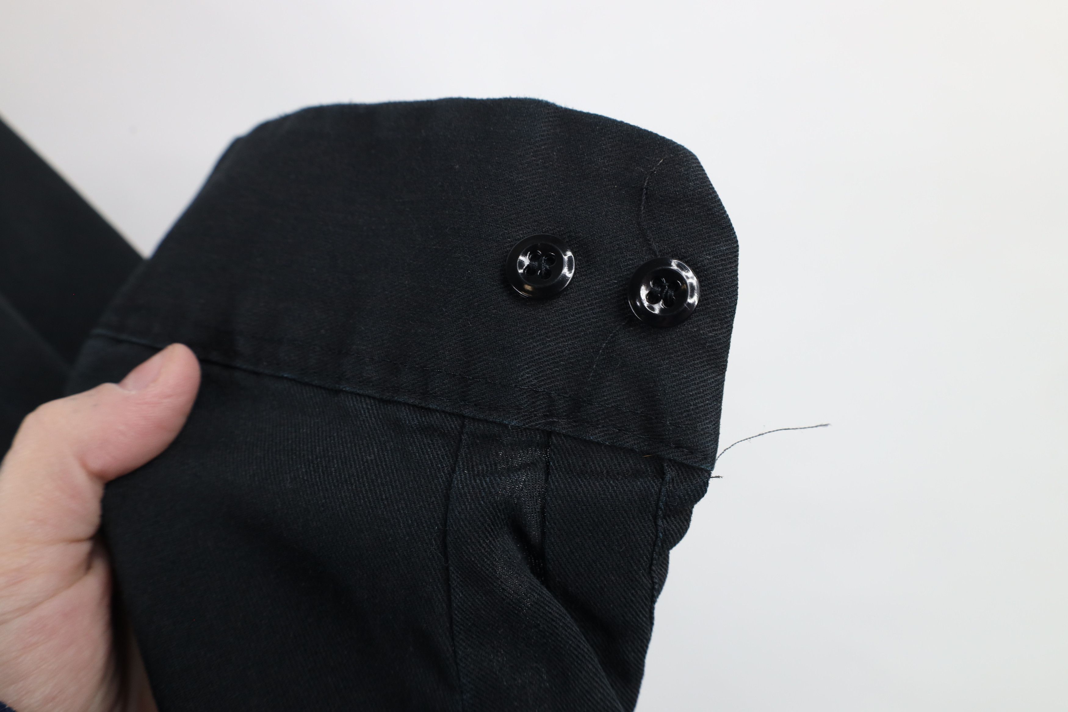 Dickies × Vintage Vintage 90s Dickies Thrashed Workwear Button Shirt Black USA Size US M / EU 48-50 / 2 - 6 Thumbnail