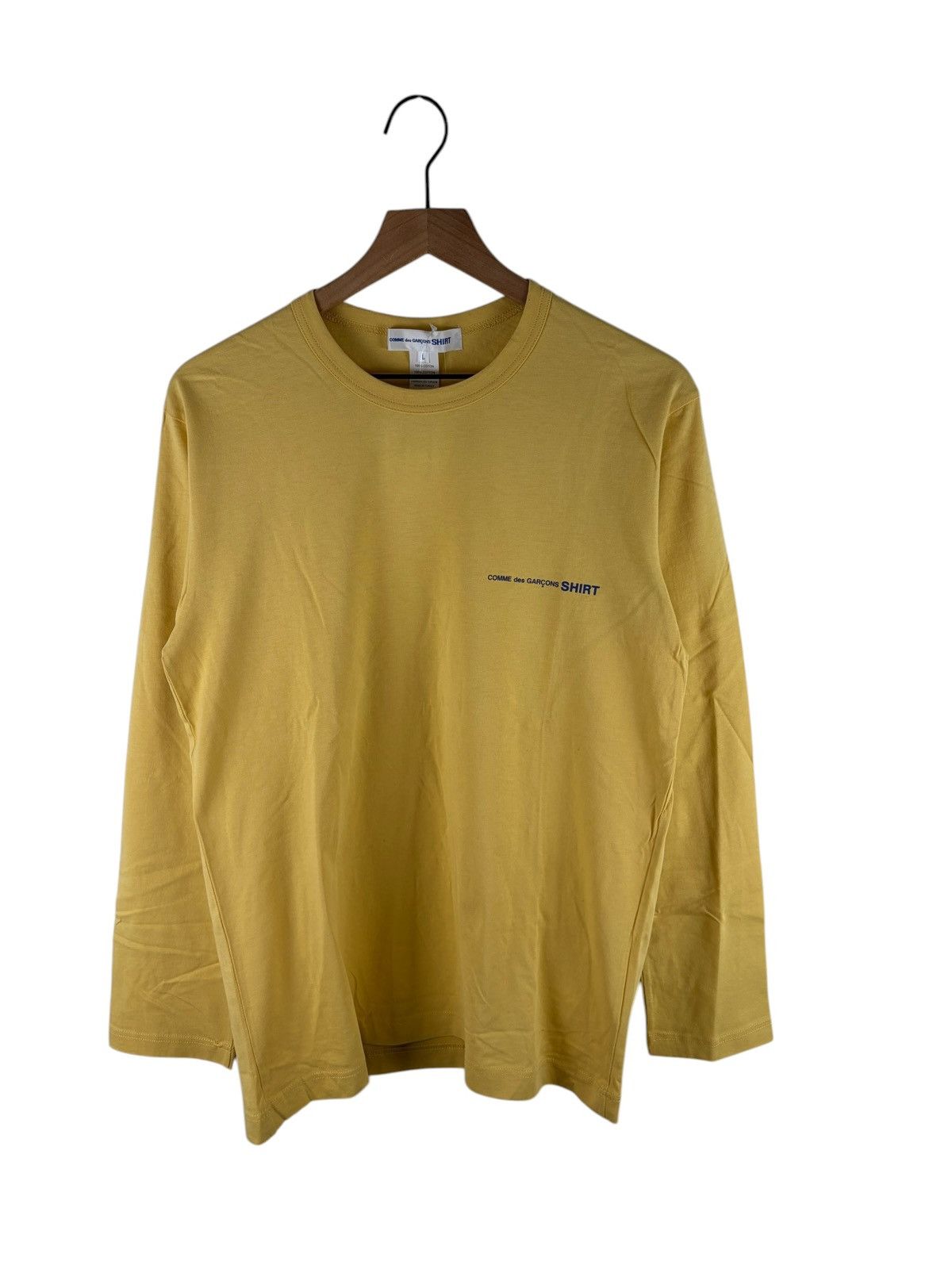 Comme des Garcons Comme des Garcons Shirts Logo L/S Tee Size US L / EU 52-54 / 3 - 1 Thumbnail