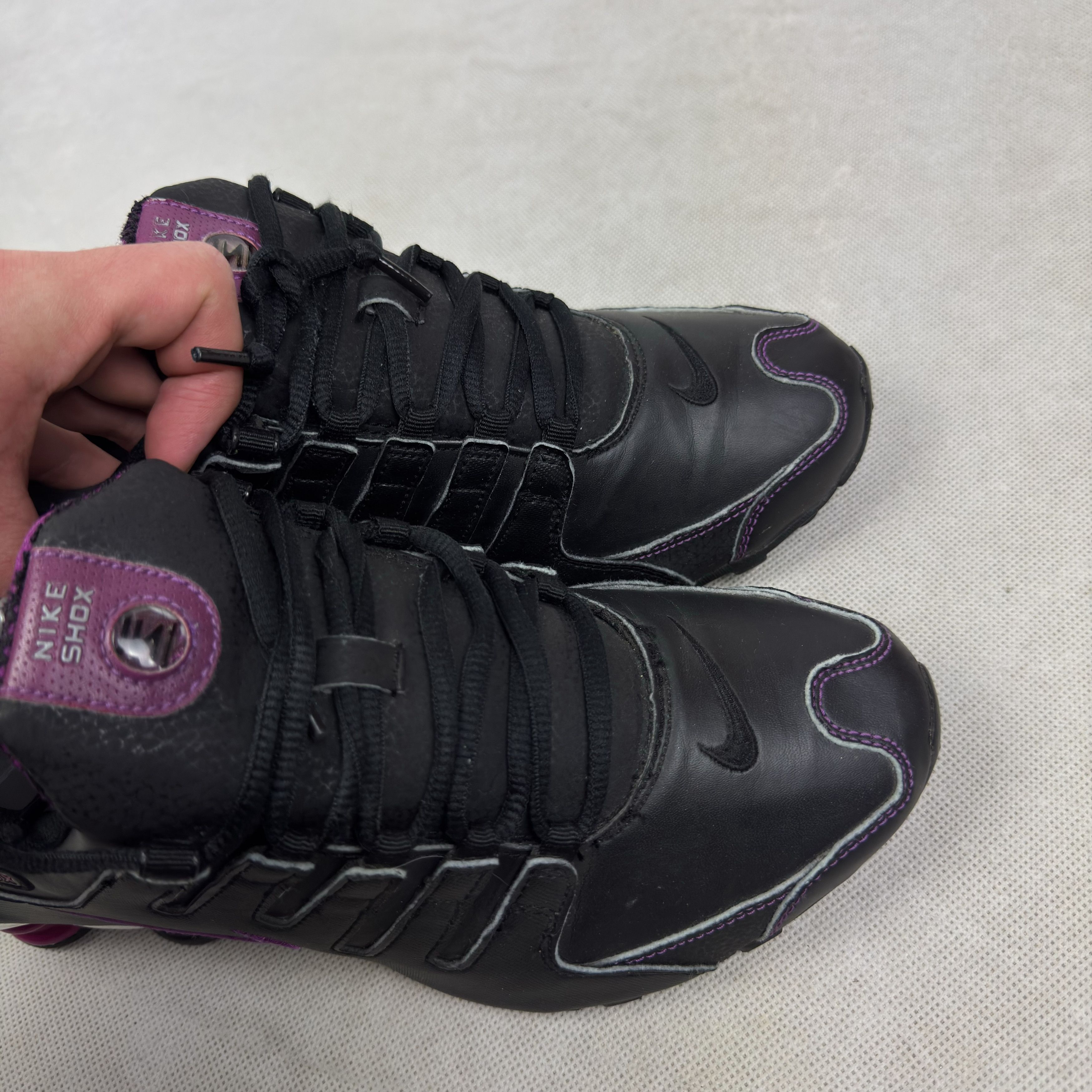 Nike Nike Shox NZ 325200-007 Womens Black Plum Sneakers Shoes 8.5 Size US 8.5 / IT 38.5 - 7 Thumbnail