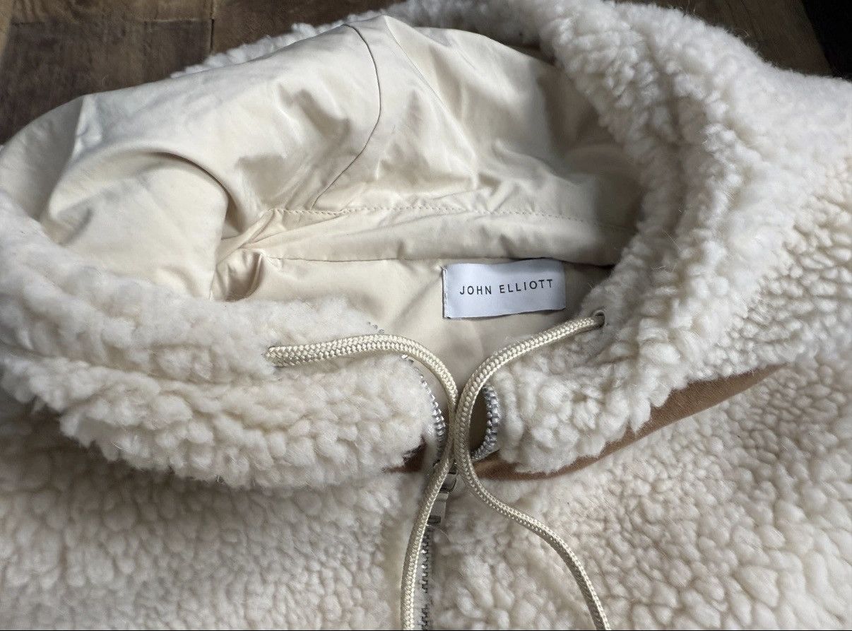 John Elliott John Elliott Sherpa Hoodie Size US XL / EU 56 / 4 - 3 Thumbnail