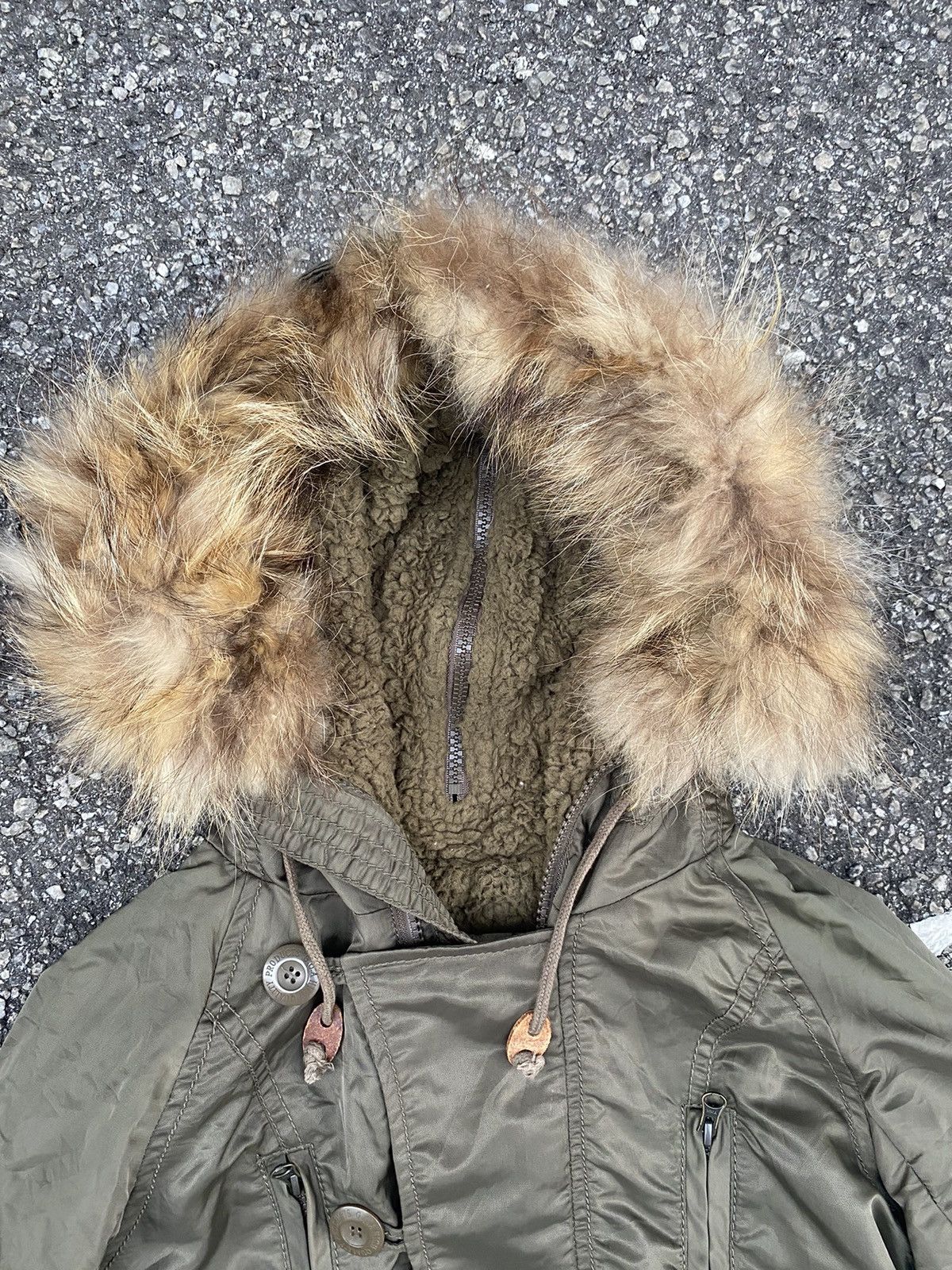 If Six Was Nine × Le Grande Bleu (L.G.B.) rare G.O.A bomber fur parka Size US S / EU 44-46 / 1 - 6 Thumbnail