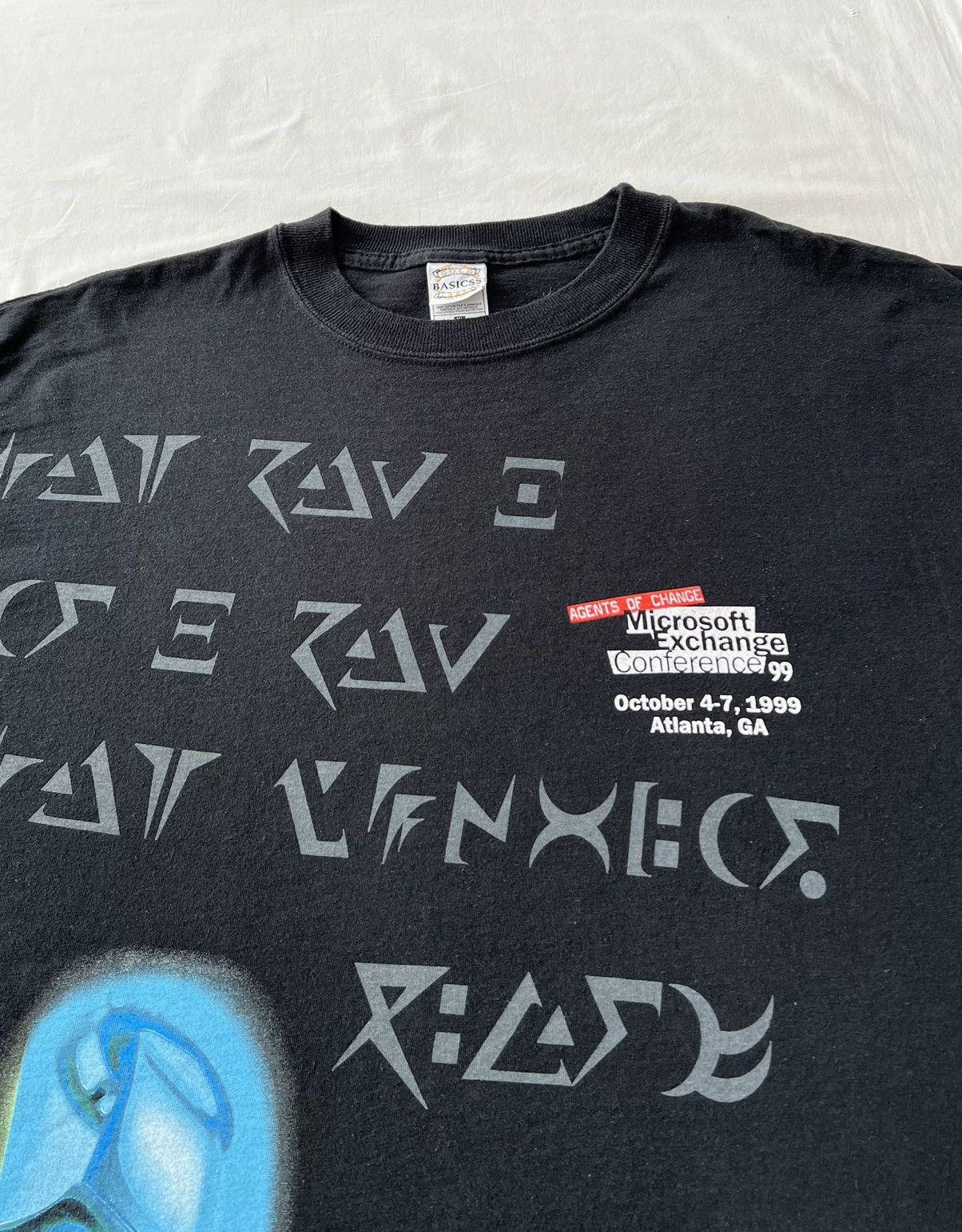 Microsoft Vintage 1999 Microsoft Exchange Conference Promo T-shirt Size US XL / EU 56 / 4 - 4 Thumbnail