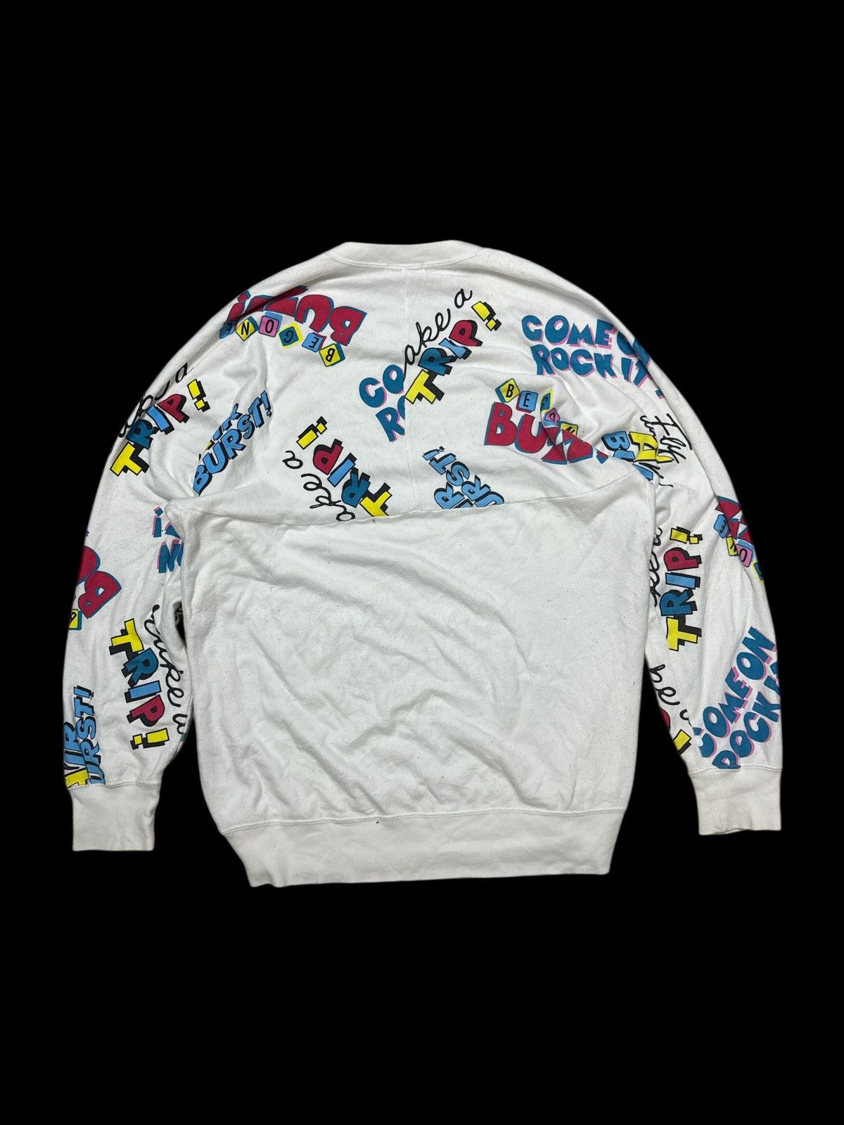 Hysteric Glamour VINTAGE HYSTERIC GLAMOUR ADIOS SWESTASHIRT Size L / US 10 / IT 46 - 2 Thumbnail