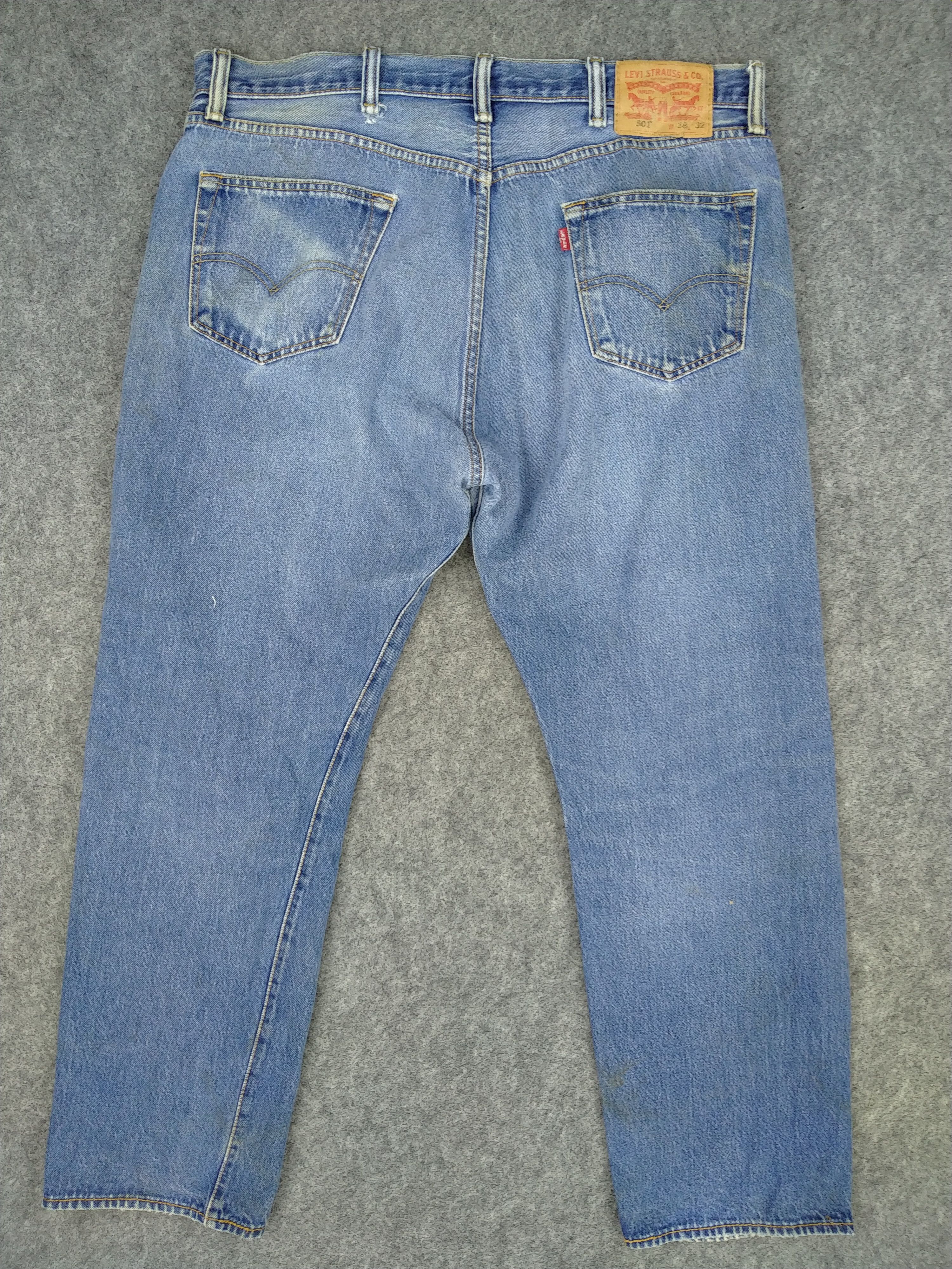 Levi's Faded Blue Vintage Levi's 501 Denim 38 x 29 -JN572 Size US 38 / EU 54 - 2 Thumbnail