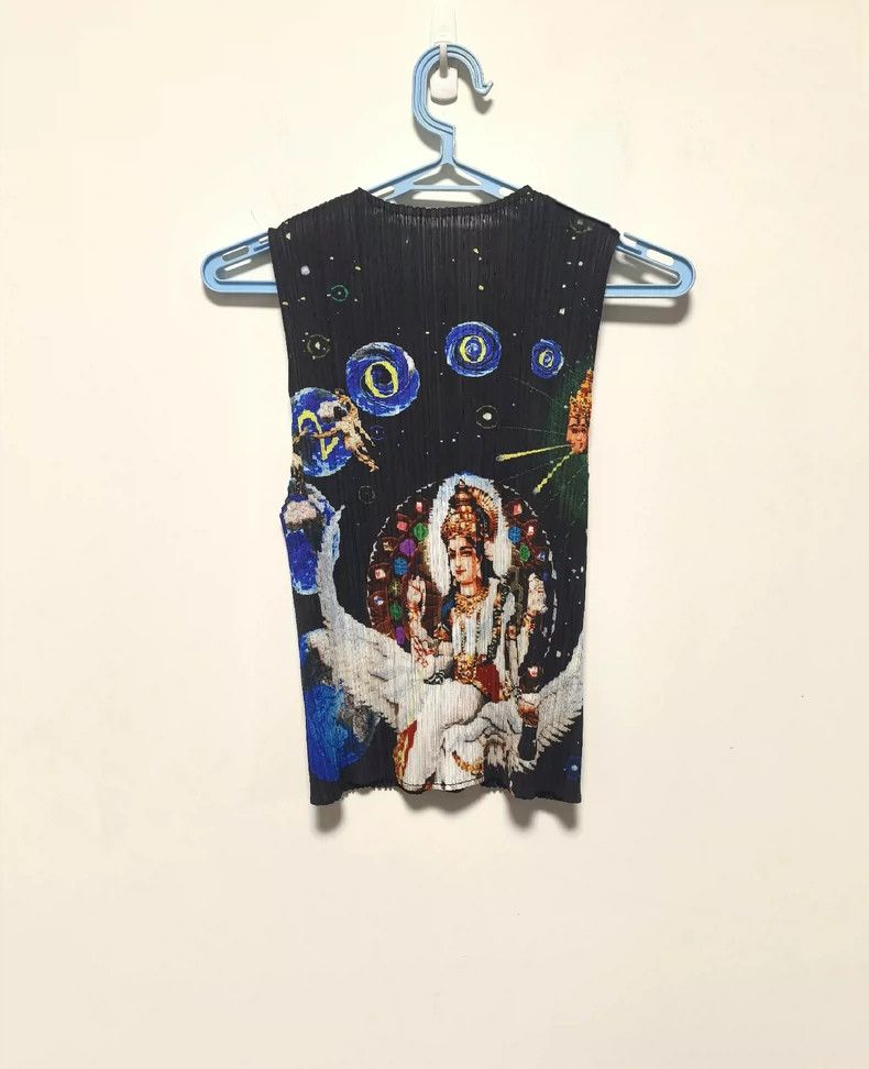 Issey Miyake Issey Miyake size:3 Tadanori Yoko's Cosmic Buddha vest Size S / US 4 / IT 40 - 2 Thumbnail