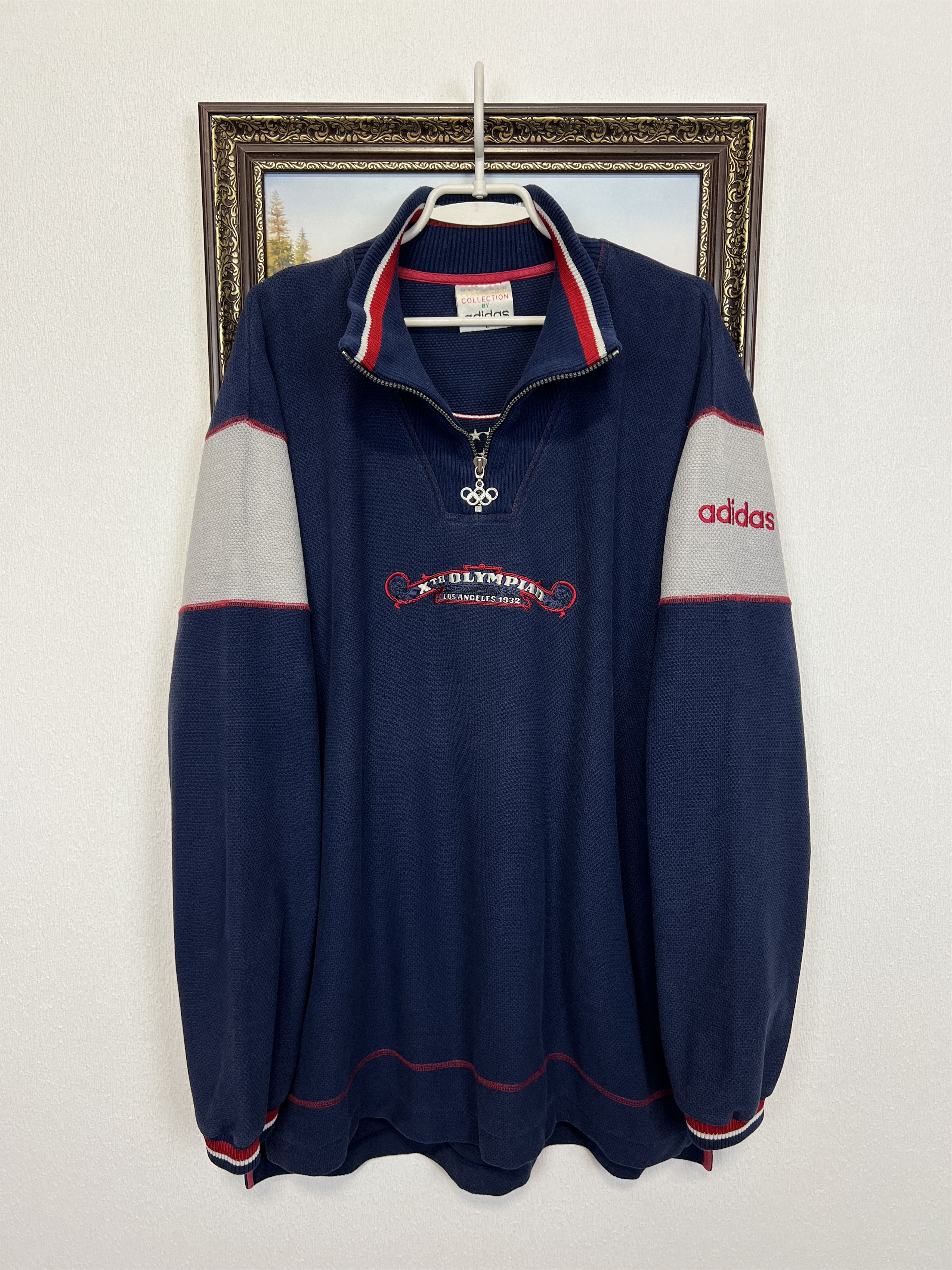 Adidas Vintage Olympia 1932 Los Angeles Olympics Sweatshirt Jacket Size US L / EU 52-54 / 3 - 2 Thumbnail