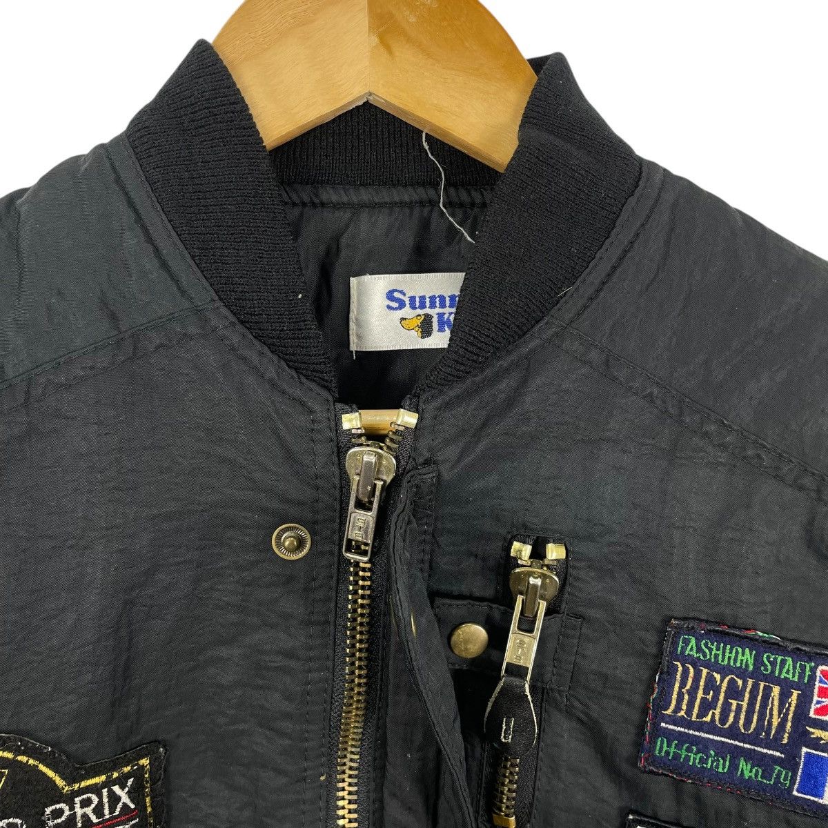 Vintage Sunny Kid Racing Bike Team Bomber Jacket Size US M / EU 48-50 / 2 - 6 Thumbnail