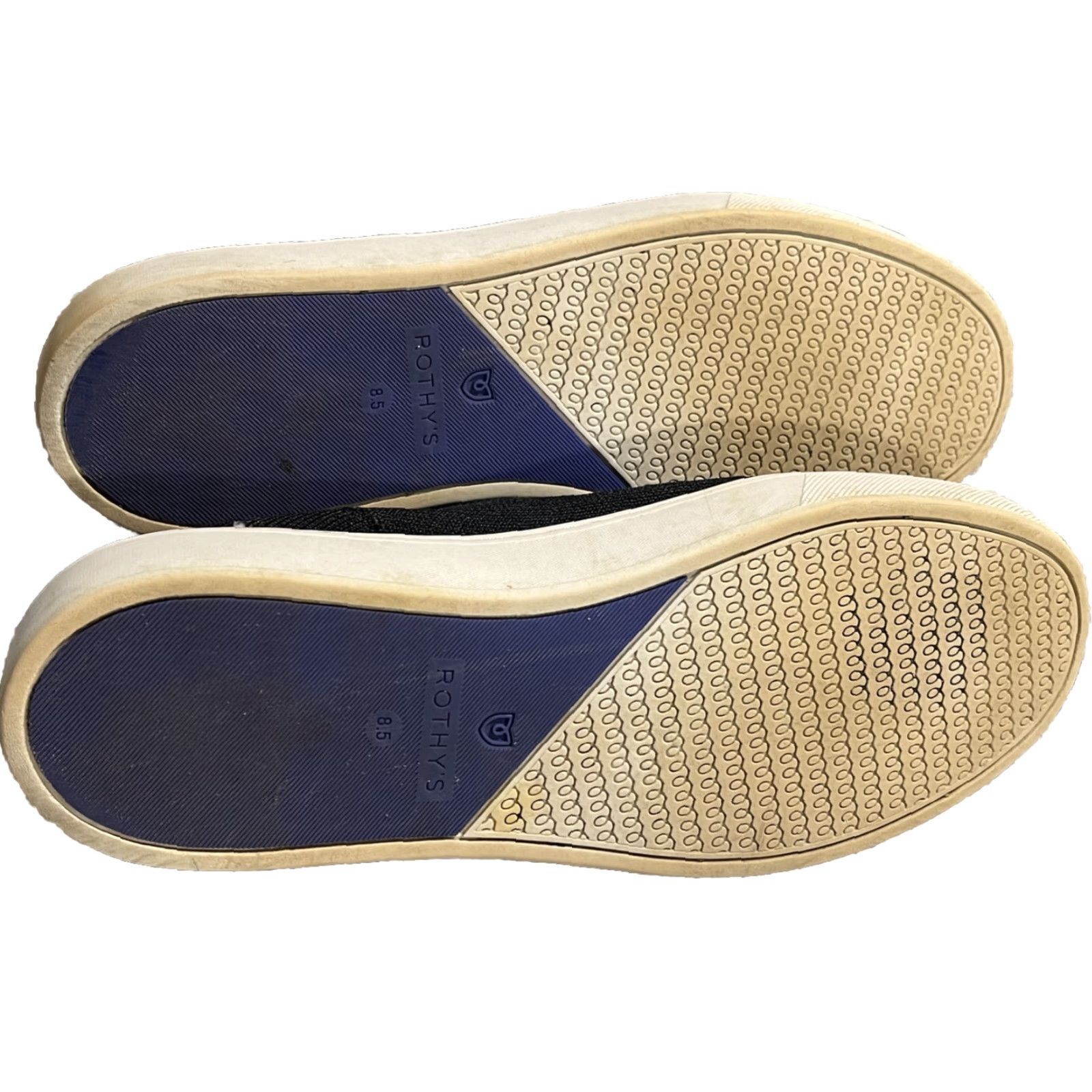 Rothy's Rothy’s Navy Blue Slip On Knit Casual Comfort Sneakers Women 8.5 Size Blue Knit Upper Cotton Casual Slip-On Comfort Shoes Size US 6 / IT 36 - 5 Thumbnail