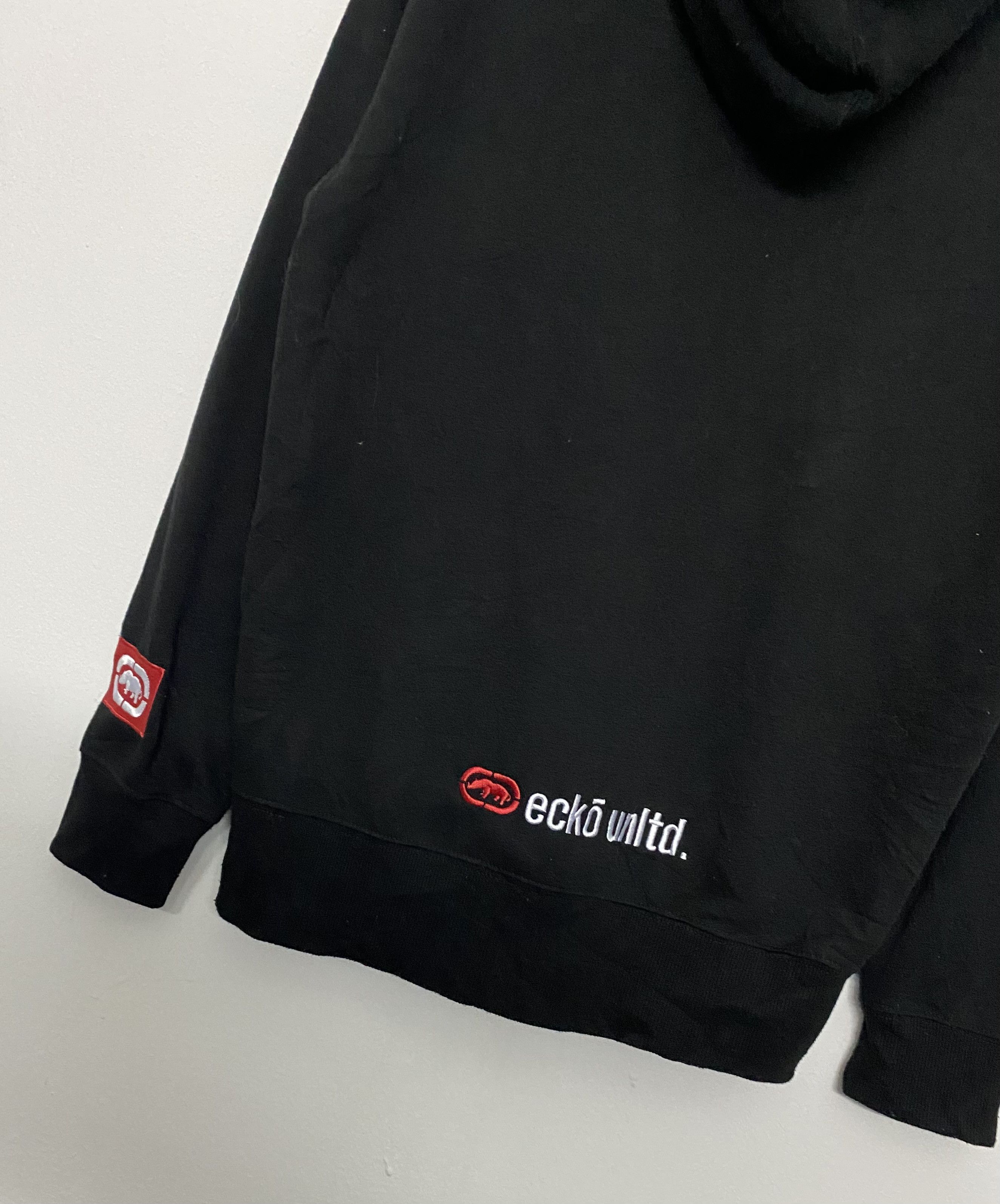 Ecko Unltd. Ecko Unltd. Full Zip Hoodie Jacket Rhino Logo Black Size L / US 10 / IT 46 - 8 Thumbnail