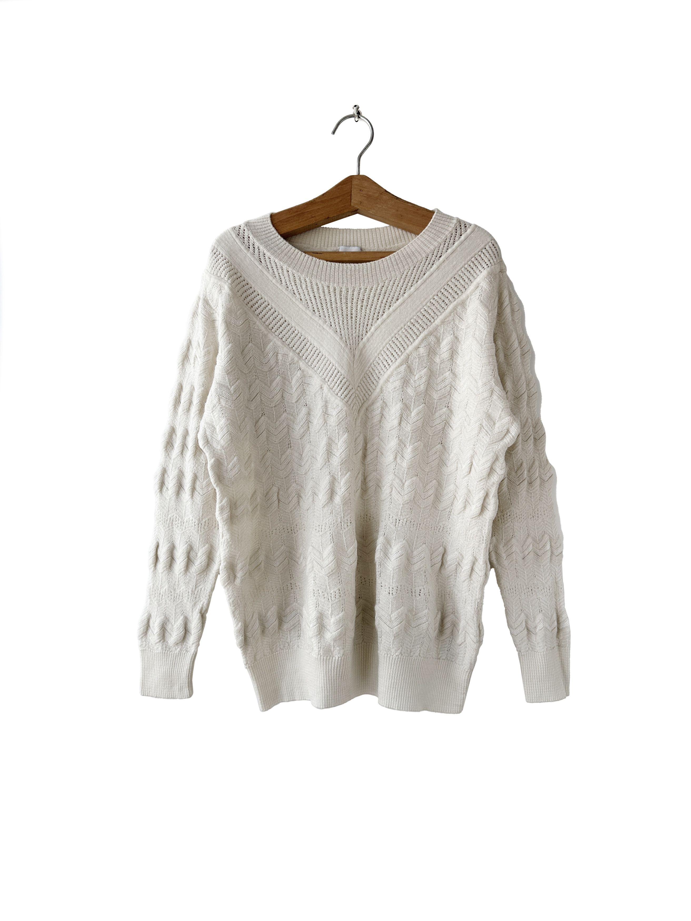Missoni woman's milky wool sweater