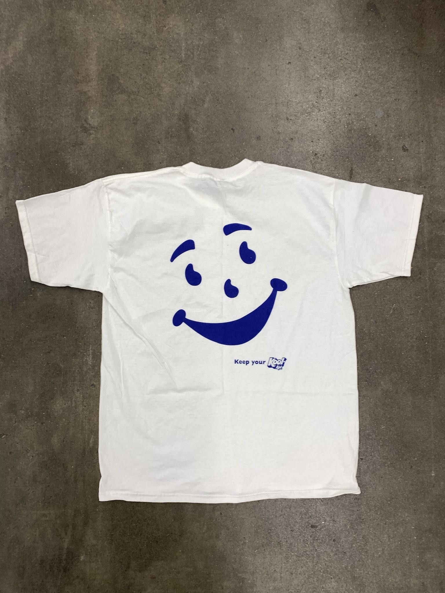 Vintage Vintage Kool Aid Tee Shirt 1990s Kool Aid Face Logo Tee Size XL ...