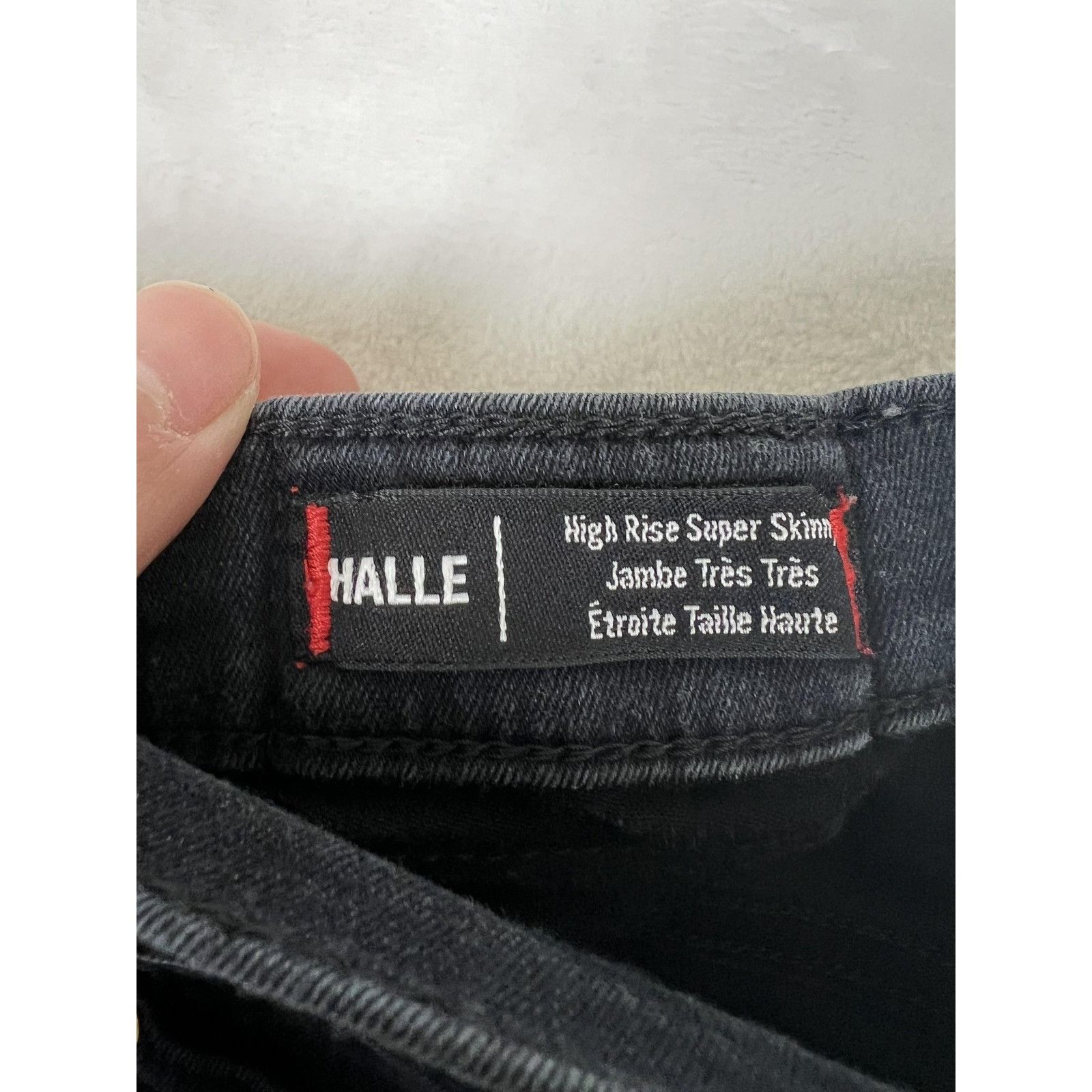 True Religion True Religion Halle Jeans Womens 26 Black High Rise Skinny Size 26" / US 2 / IT 38 - 4 Thumbnail