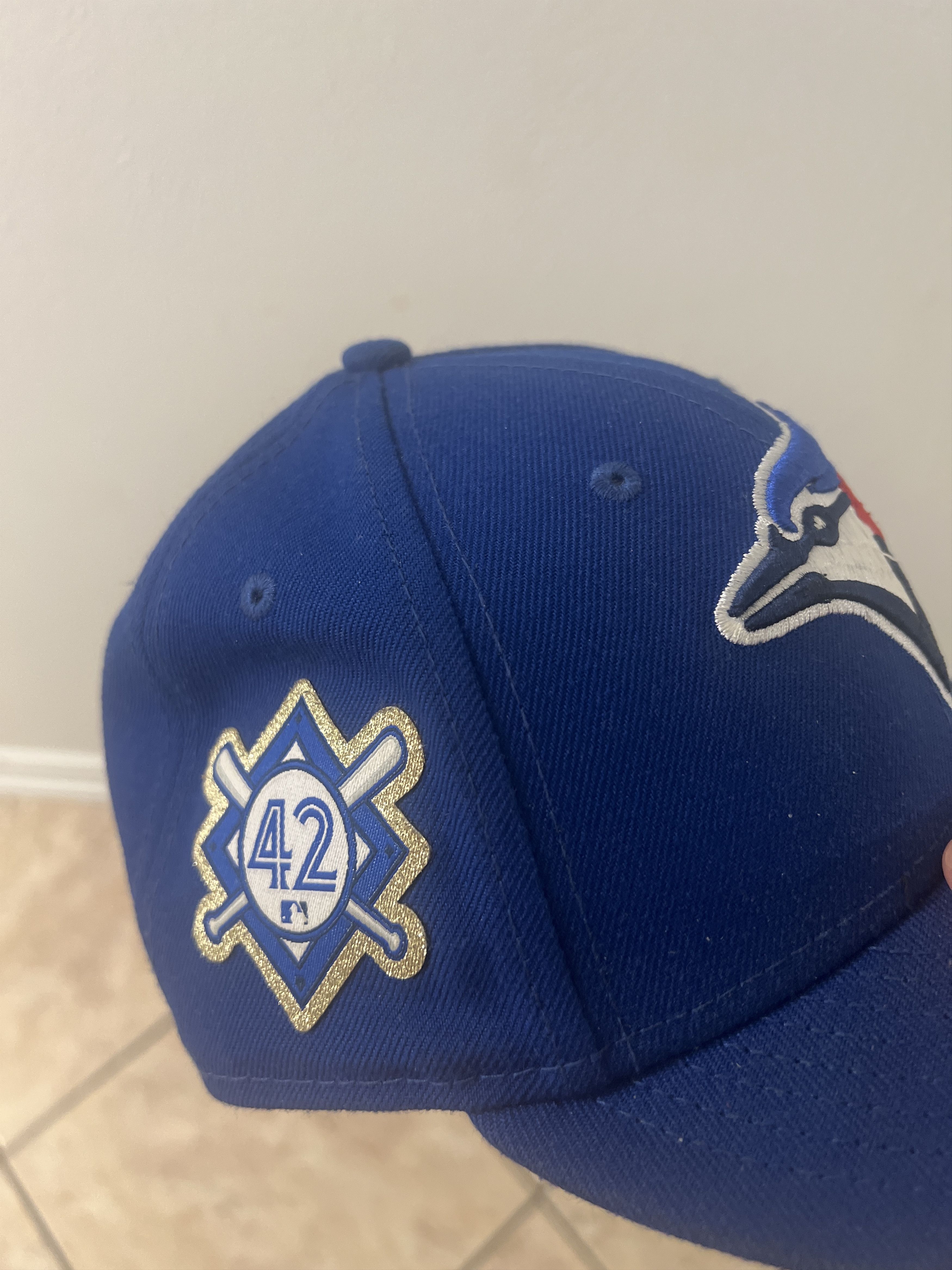 New Era New Era 59Fifty Toronto BlueJays Fitted Hat Size ONE SIZE - 5 Thumbnail