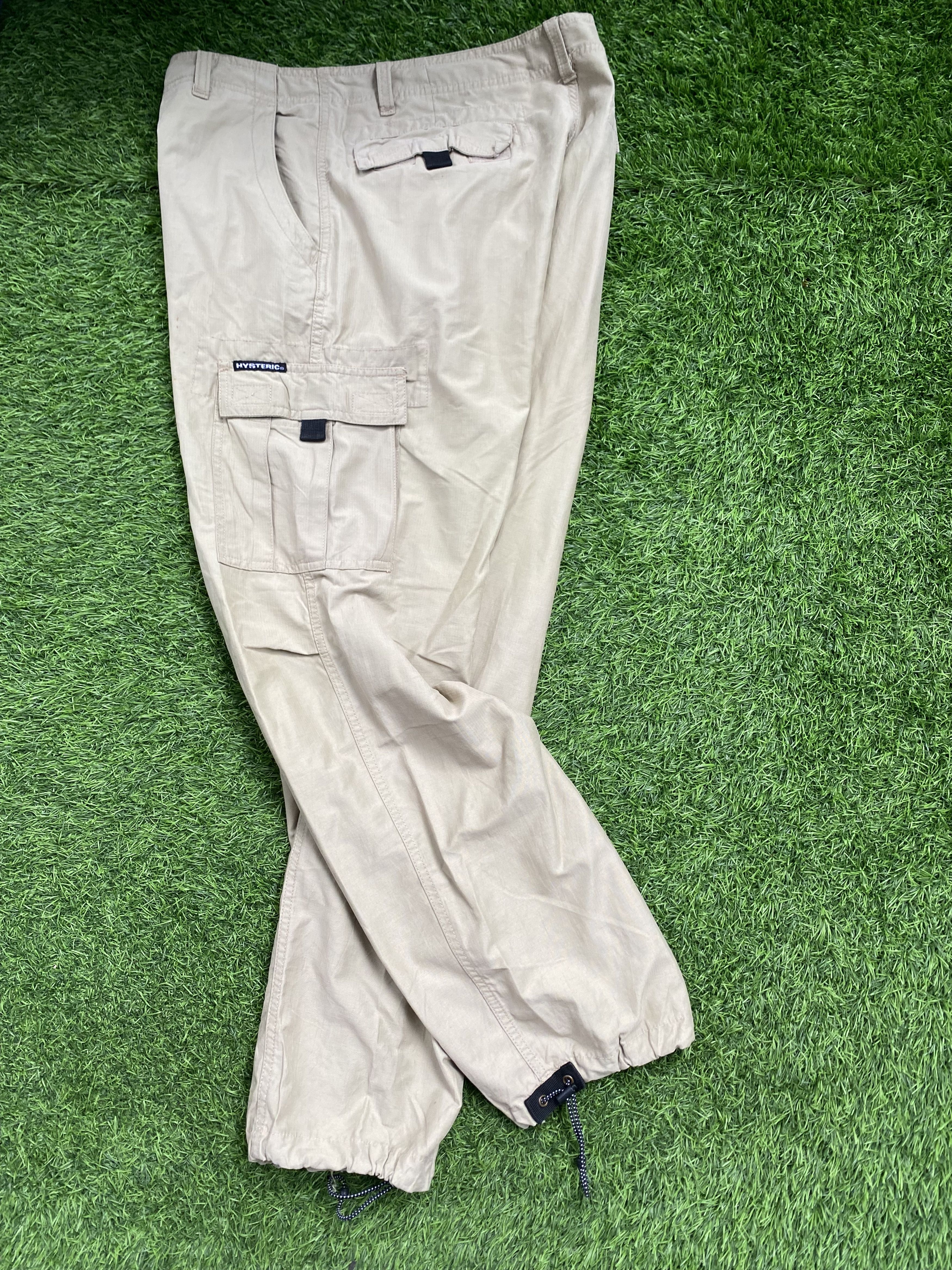 image of Vintage Hysteric Glamour Multipocket Cargo Pants in Khaki, Men's (Size 32)