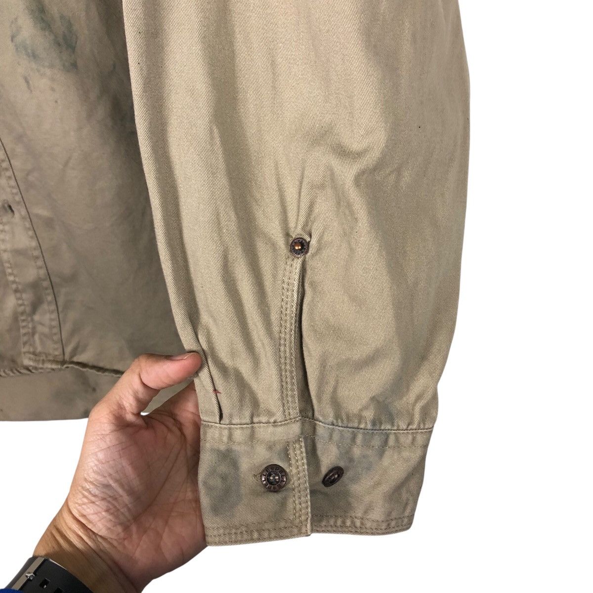 Japanese Brand × Marc Buchanan 📌Vintage Worker Rusty Jacket Marc Buchanan Pelle Pelle Size US XL / EU 56 / 4 - 16 Thumbnail