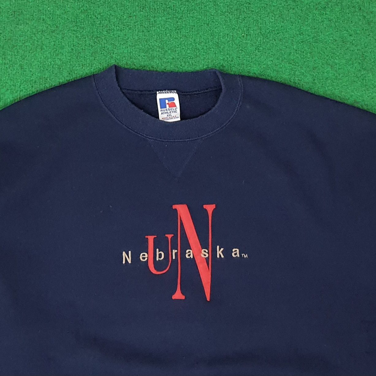 Russell Athletic Vintage Russell University of Nebraska Sweatshirt C264N30 Size US XL / EU 56 / 4 - 2 Thumbnail