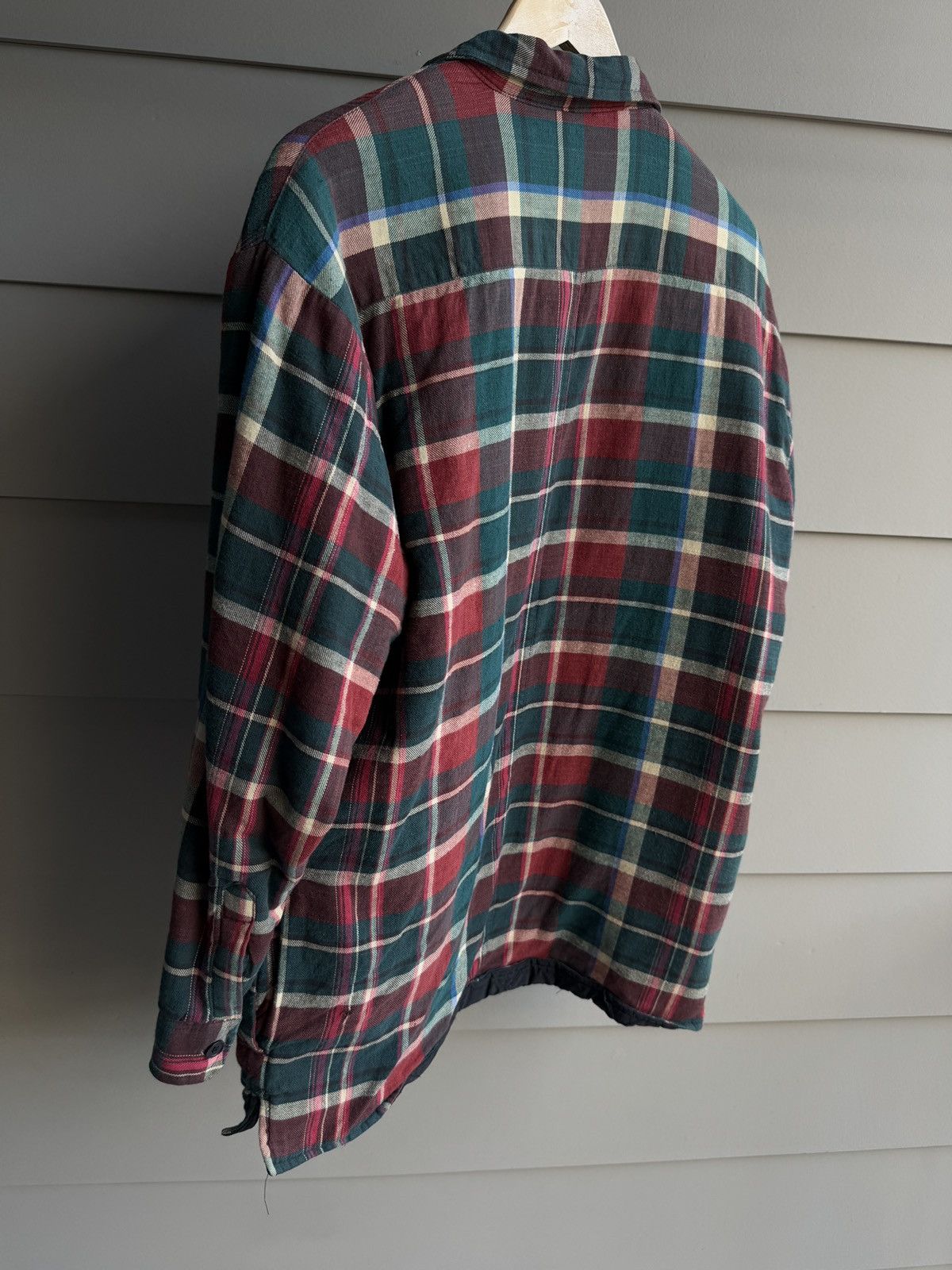 Japanese Brand Vintage 90s Y2K Plaid Flannel Shirt Streetwear Grunge Size US L / EU 52-54 / 3 - 8 Thumbnail