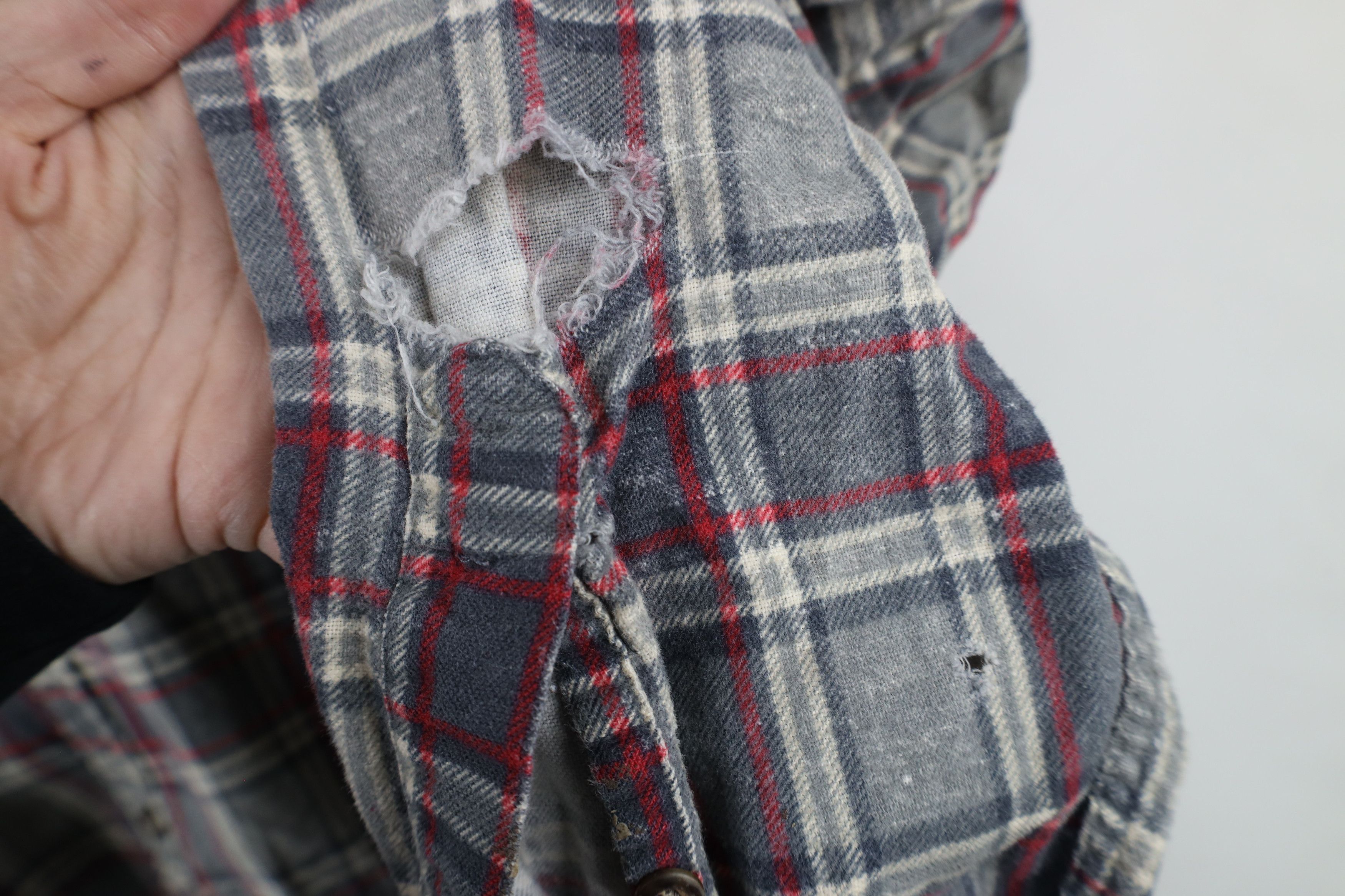 J.Crew × Vintage Vintage 90s J Crew Flannel Collared Button Shirt Plaid Size US L / EU 52-54 / 3 - 4 Thumbnail