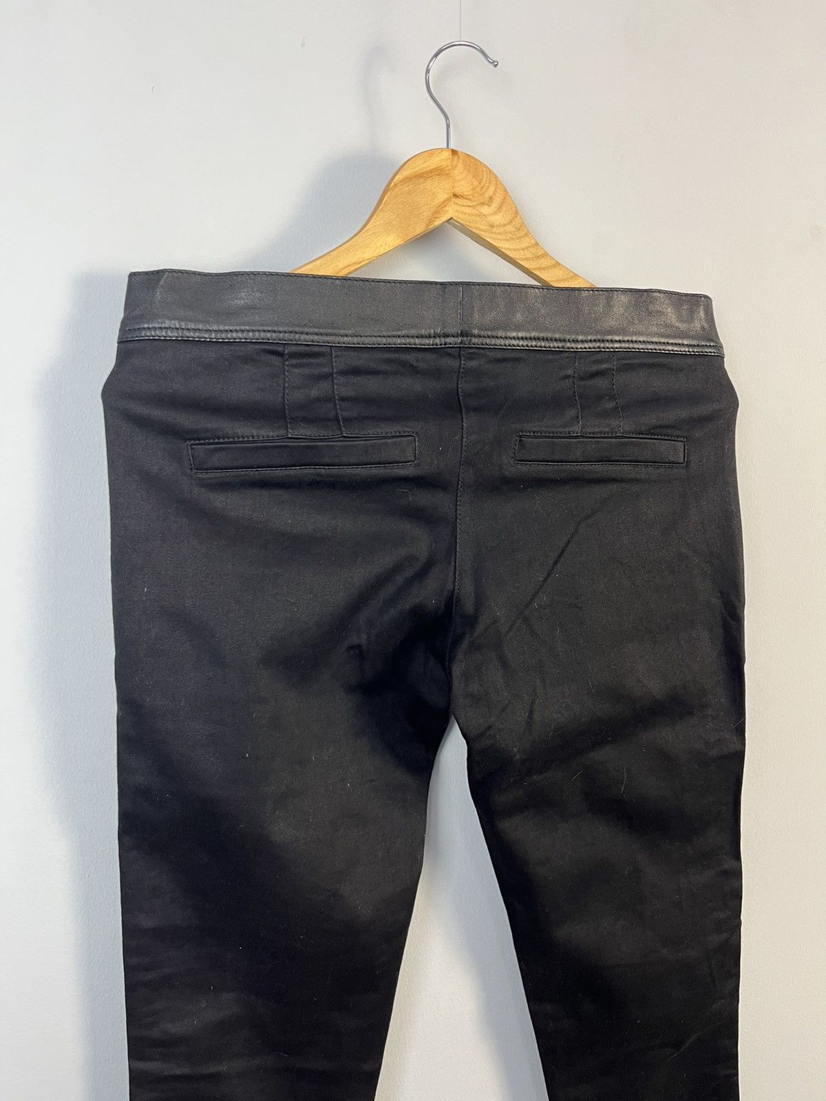 Dolce & Gabbana Dolce & Gabbana D&G Luxury Faux Leather Pants Trousers Size 30" / US 8 / IT 44 - 8 Thumbnail