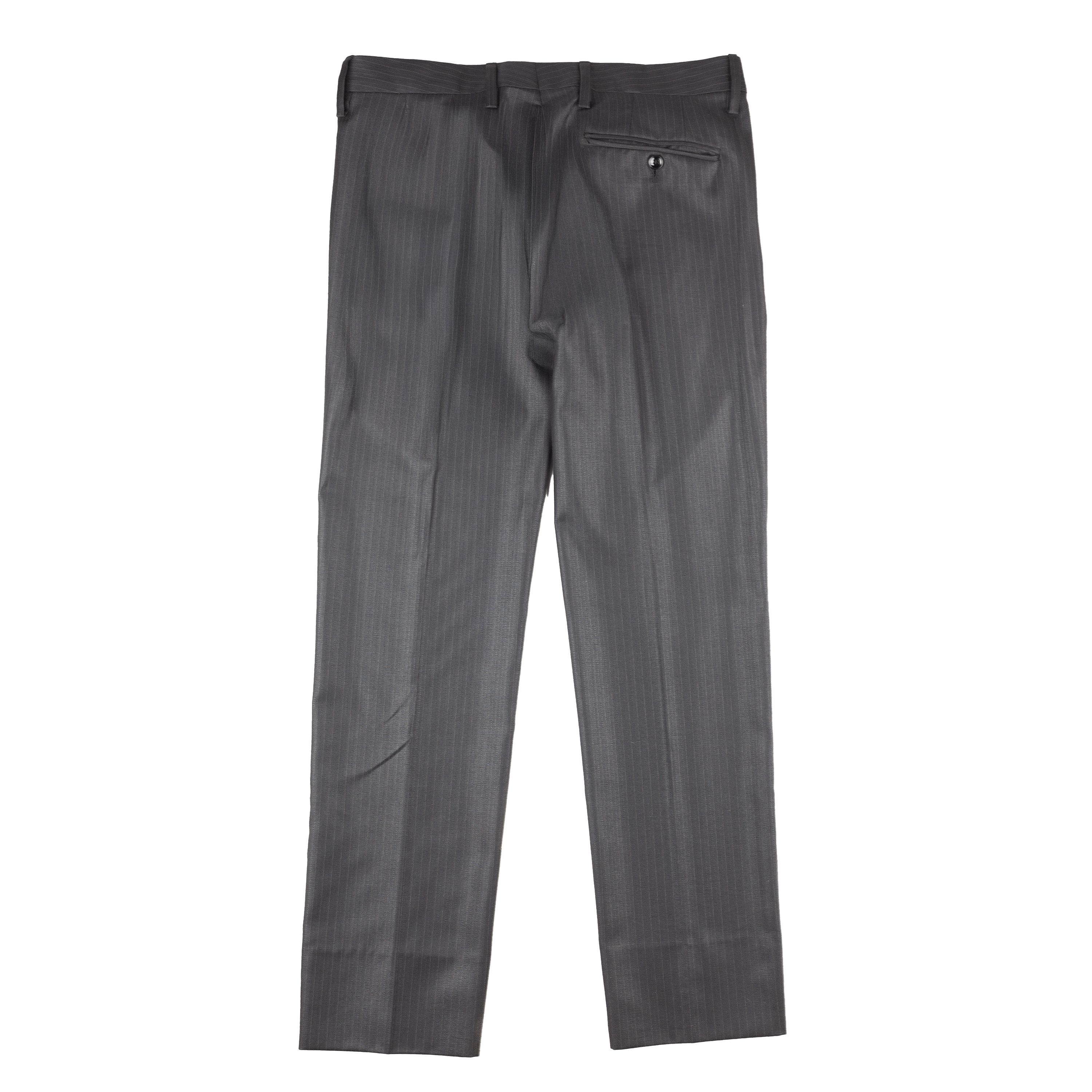 Dolce & Gabbana Dolce & Gabbana Men’s Dark Gray Pinstripe Suit Set Size 46R - 7 Thumbnail