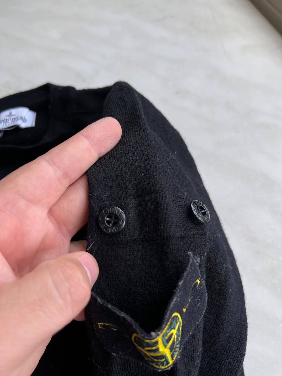 Stone Island Stone island Junior wool sweater black pullover jumper age 8 Size US S / EU 44-46 / 1 - 8 Thumbnail