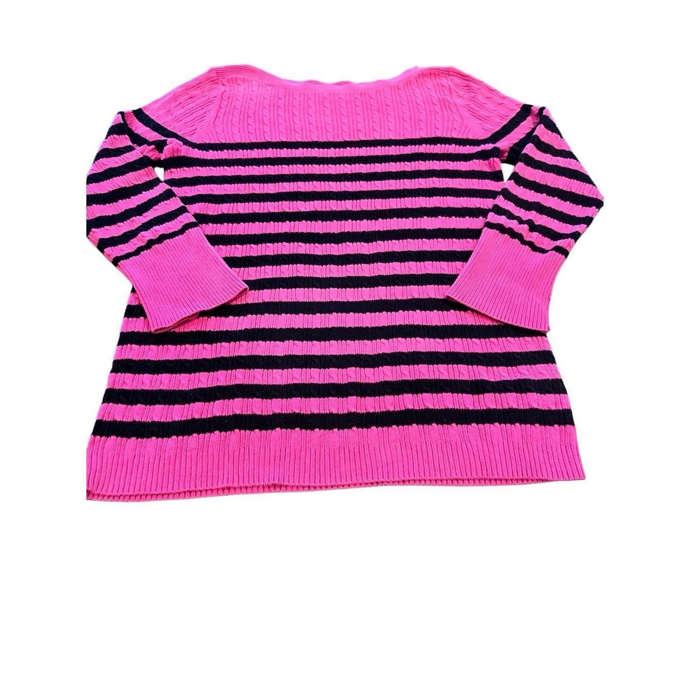 St. Johns Bay Kim Rogers Pink Sweater size M Size M / US 6-8 / IT 42-44 - 3 Thumbnail