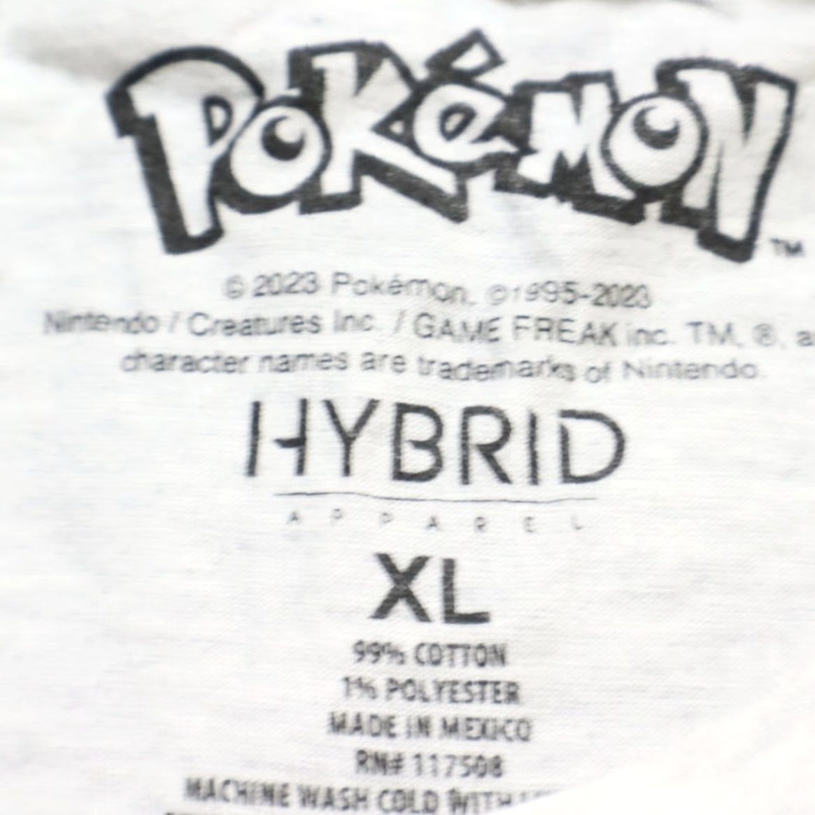 Vintage Pokemon Graphic Solid T-Shirt Gray Men's XL Size US XL / EU 56 / 4 - 5 Thumbnail