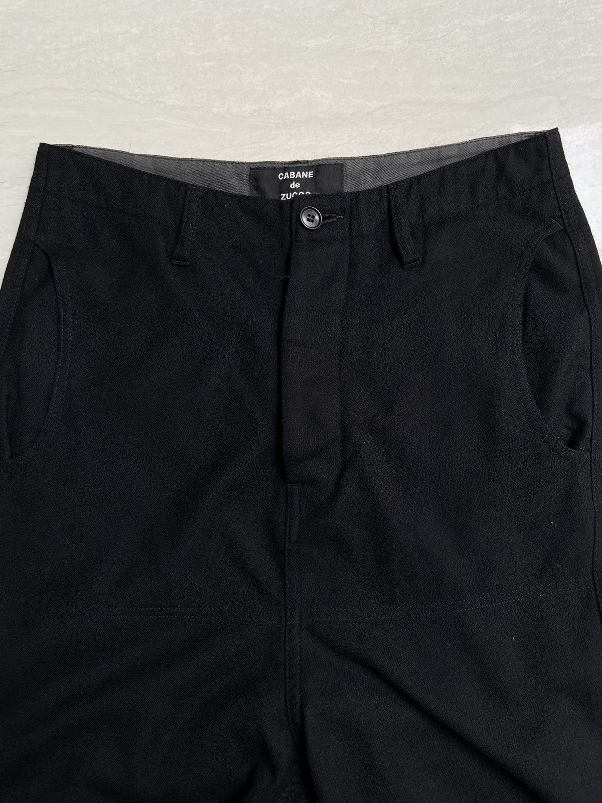 CABANE de ZUCCa × Issey Miyake × Zucca CABANE De ZUCCA Black Pants Size US 29 - 2 Thumbnail