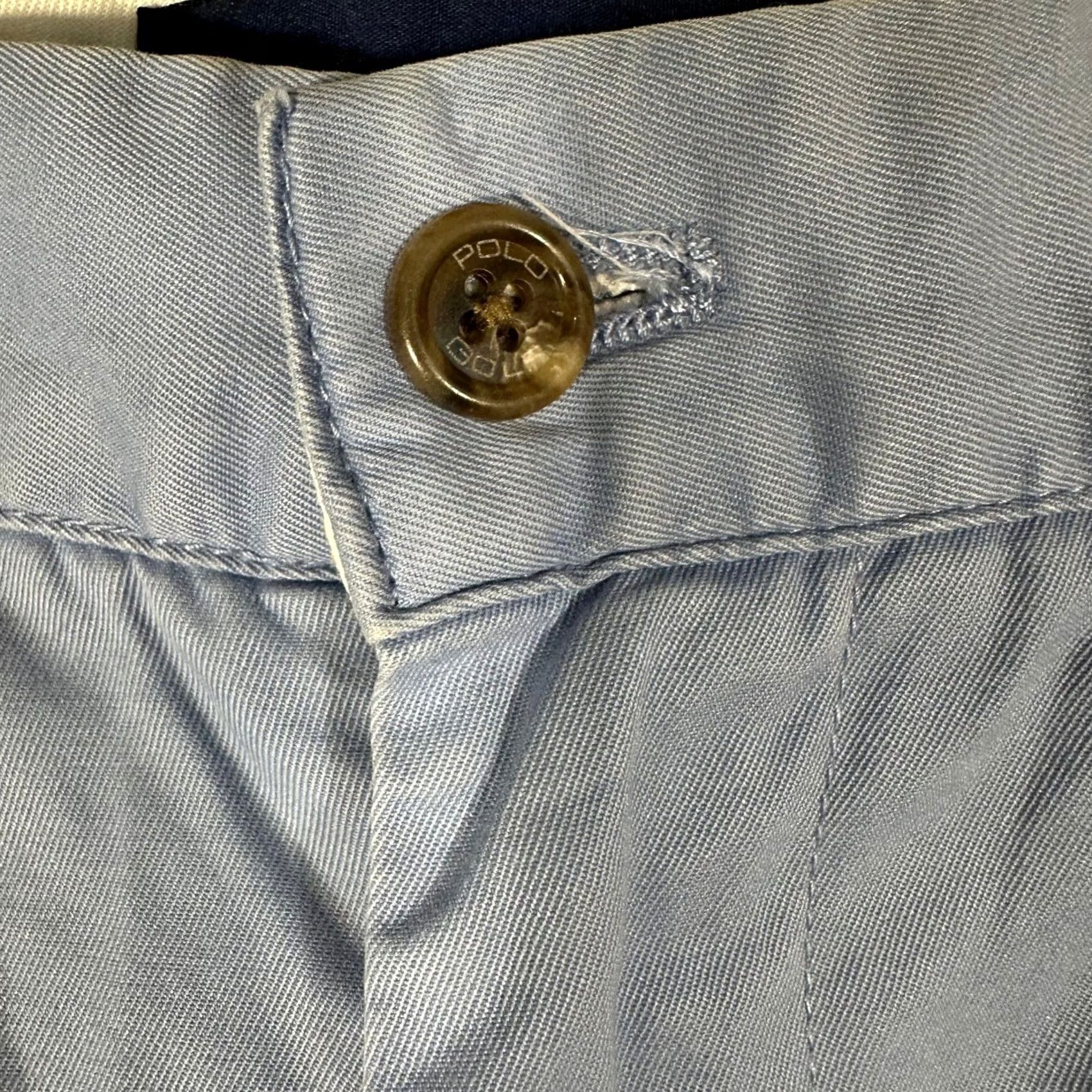 Polo Ralph Lauren Polo Golf Ralph Lauren Mens 34 Blue Classic Pleated Cotton Twill Shorts 9" Inseam Chino Pocketed Size US S / EU 44-46 / 1 - 3 Thumbnail