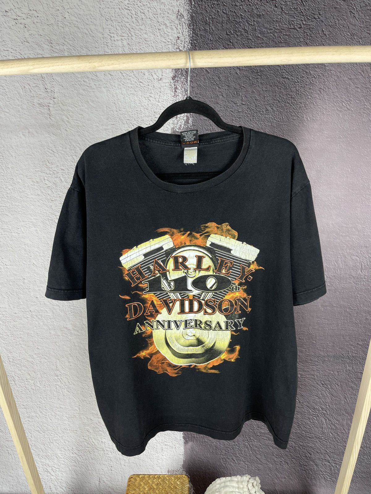 Harley Davidson Harley-Davidson 110 anniversary vintage y2k Texas tee shirt Size US XL / EU 56 / 4 - 3 Thumbnail