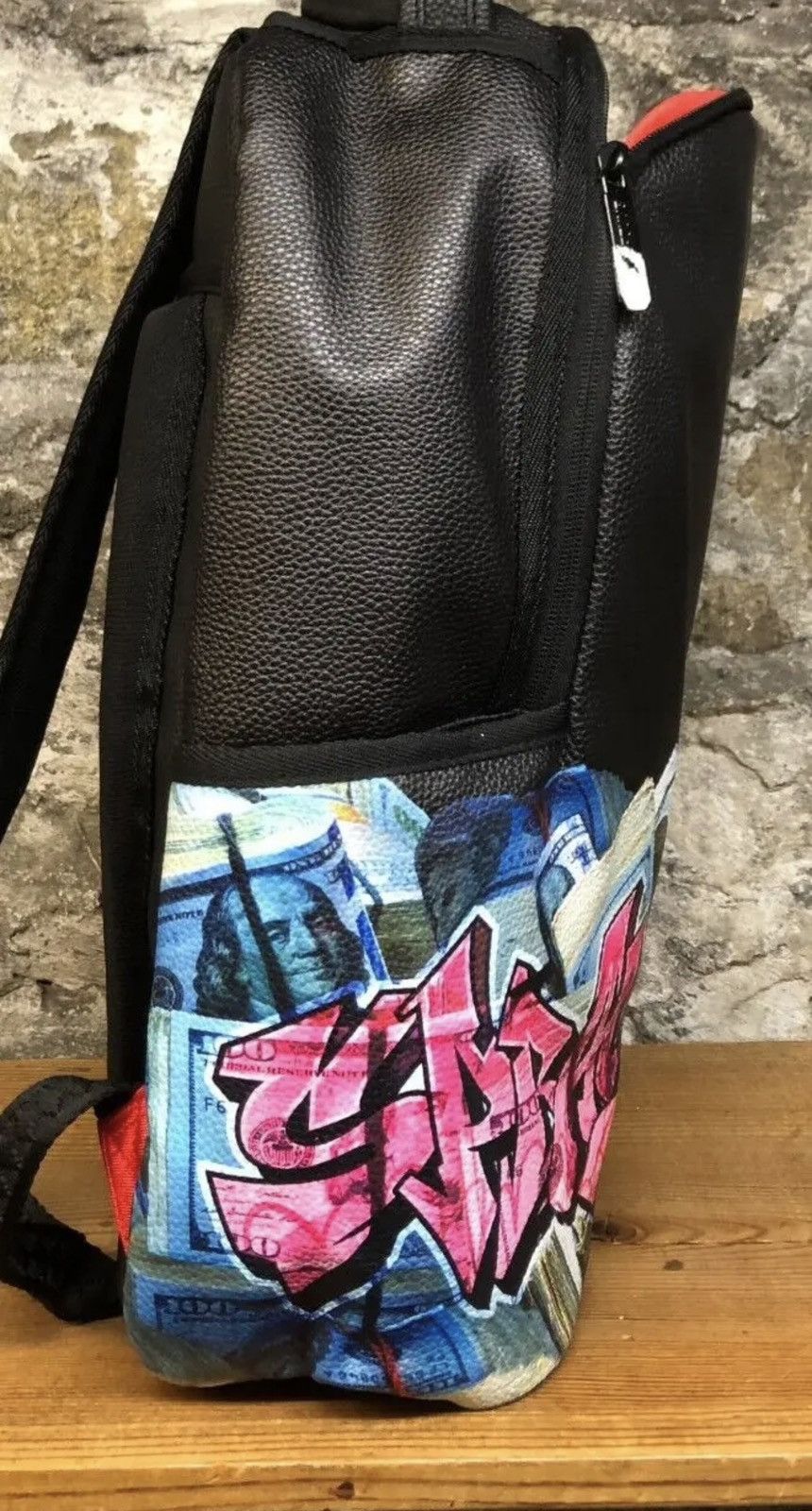 Sprayground SPRAYGROUND GRAFFITTI MONEY STASH BACKPACK Size ONE SIZE - 4 Thumbnail